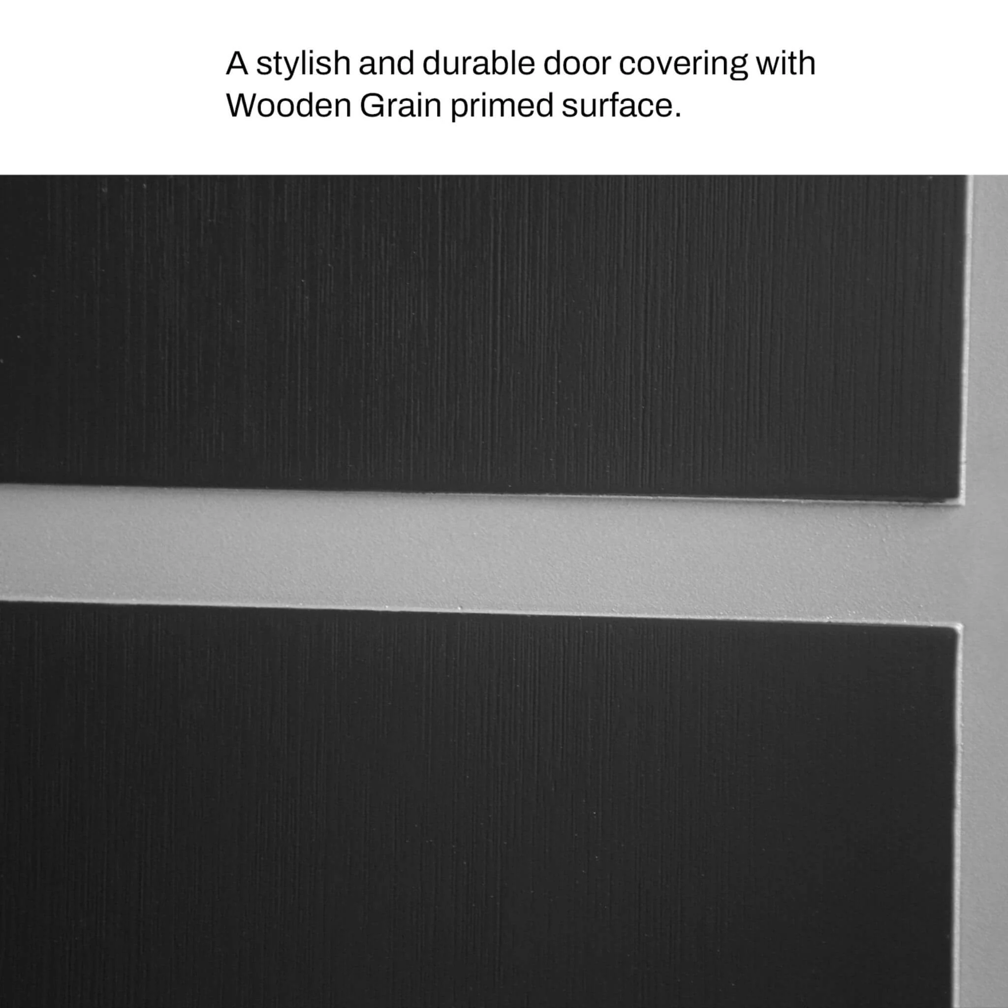 [36X80-Inch] Nuvia Black Modern Left Inswing Fiberglass Entry Door With Frosted Glass (SAK25849) - Image 4