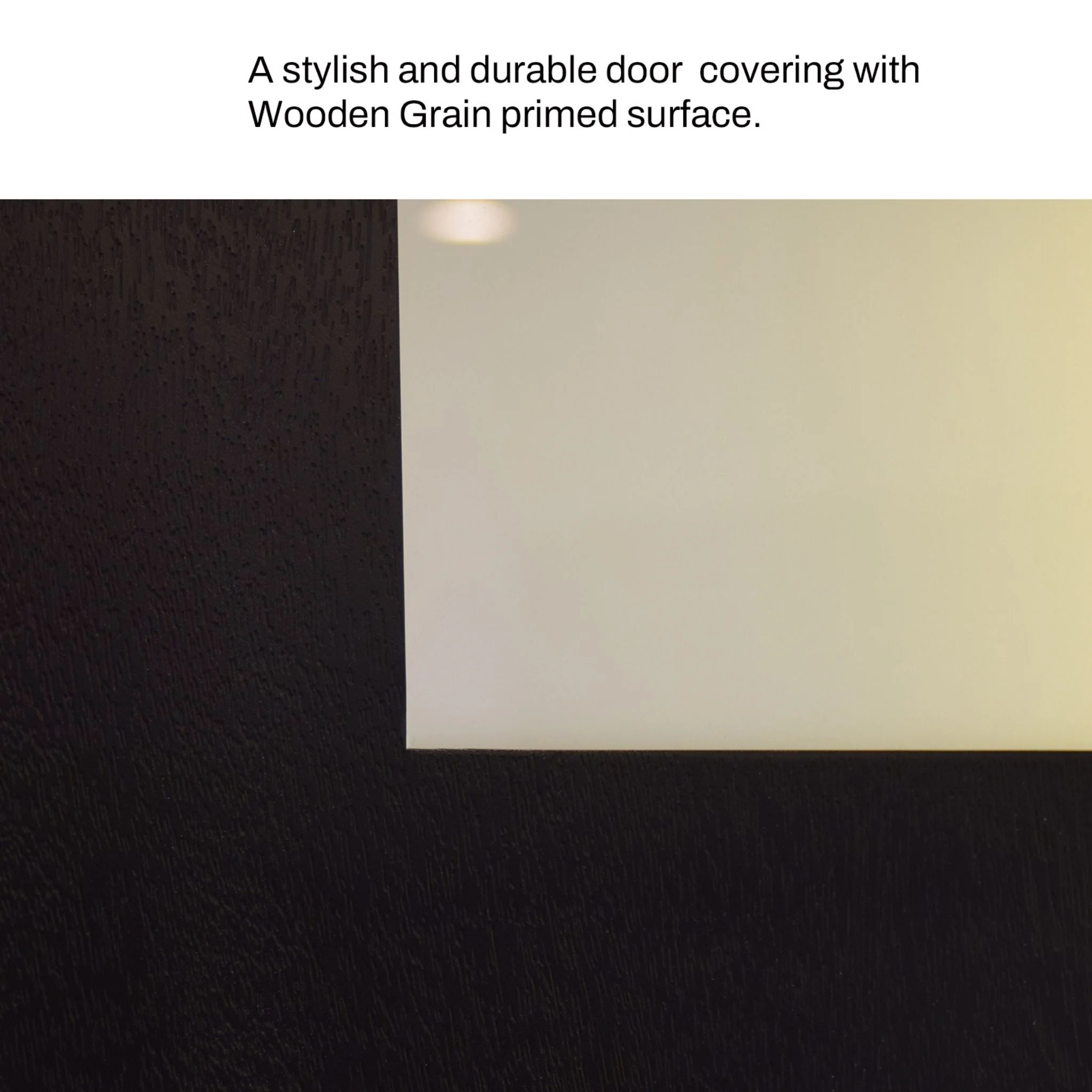 [36X80-Inch] Nuvia Modern Black Left Inswing Fiberglass Entry Door With 4-9/16 White Vinyl Frame (SAK52910) - Image 6