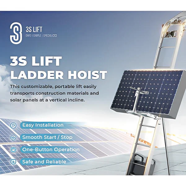 3S Ladder Hoist - Single Phase (110V) - All Sizes - Image 5