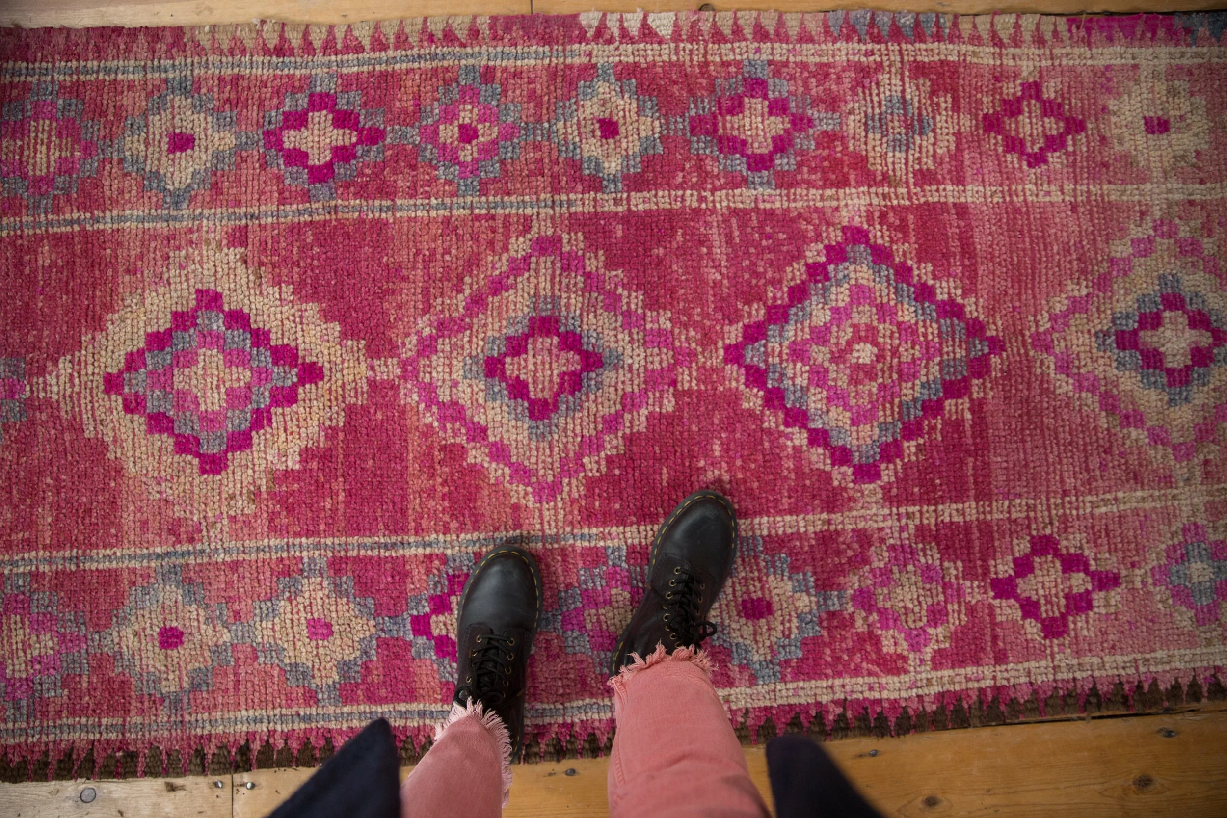 3x10.5 Vintage Distressed Kurd Rug Runner - Image 2