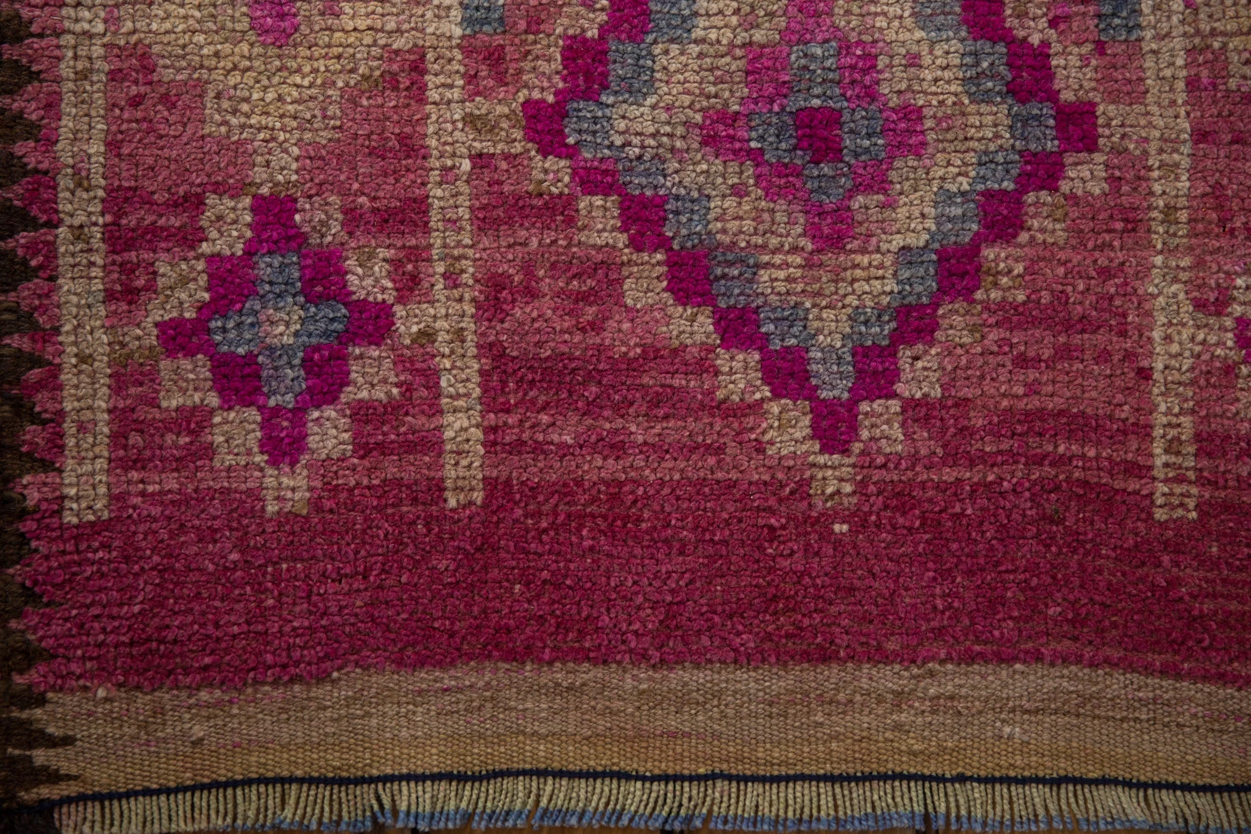 3x10.5 Vintage Distressed Kurd Rug Runner - Image 4