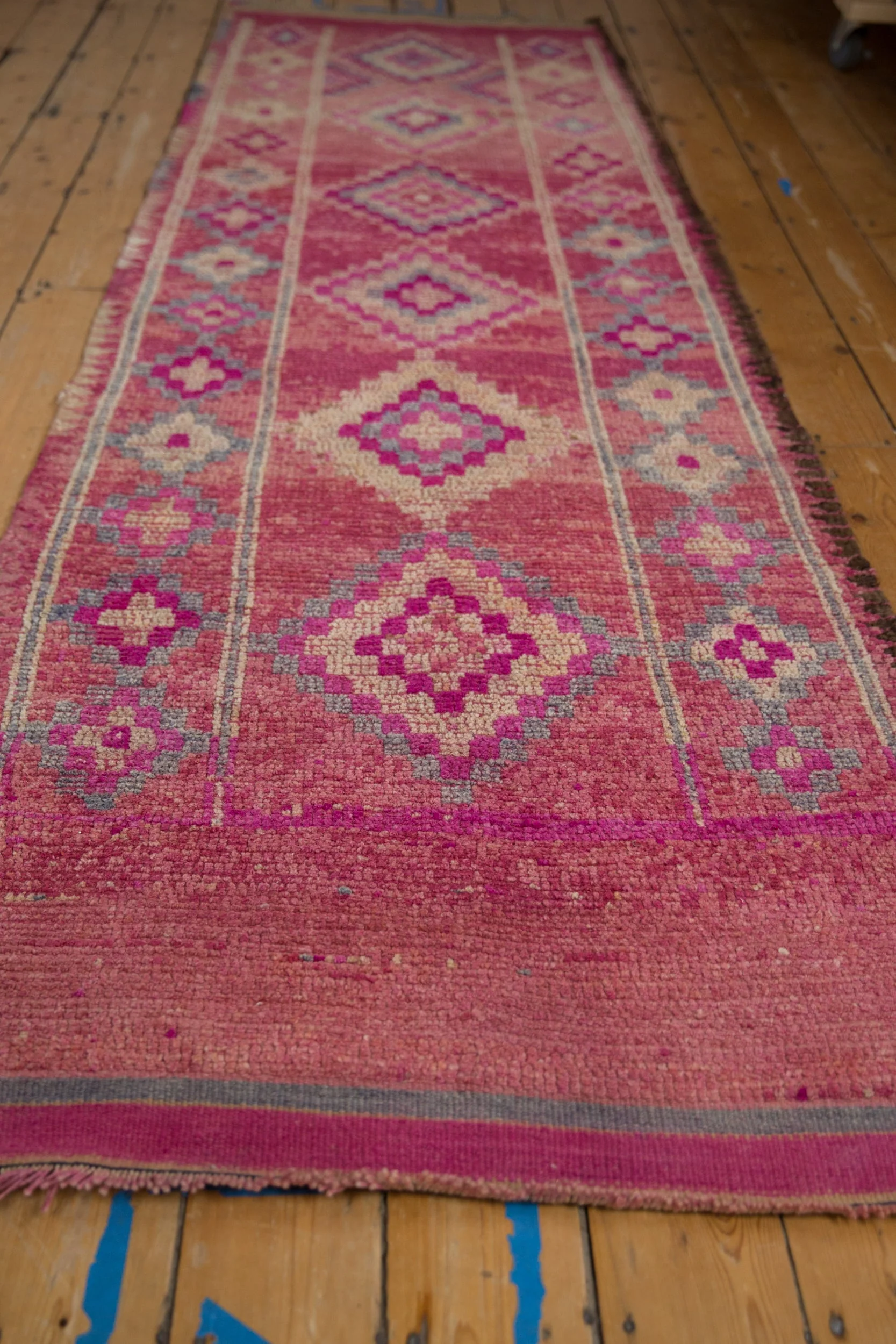 3x10.5 Vintage Distressed Kurd Rug Runner - Image 6