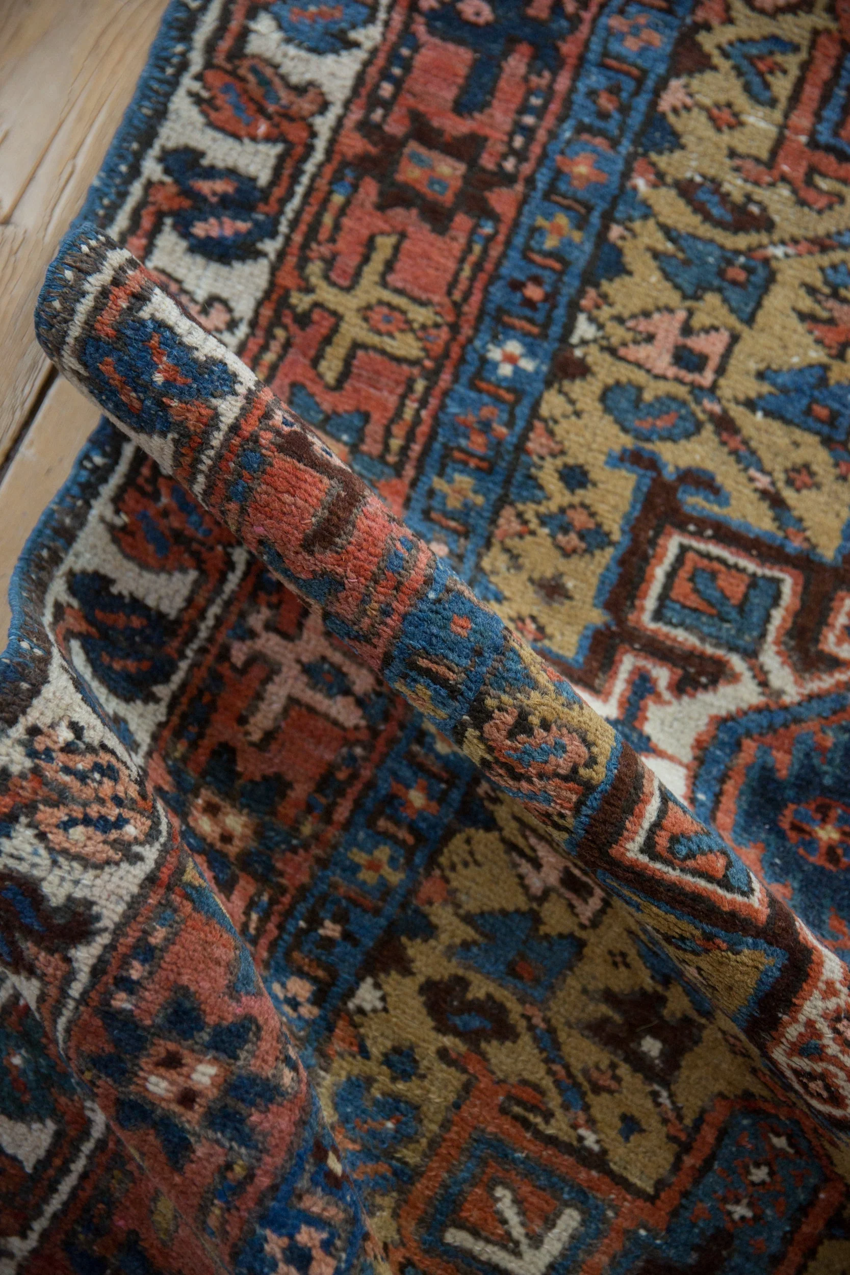 3x10.5 Vintage Karaja Rug Runner - Image 6
