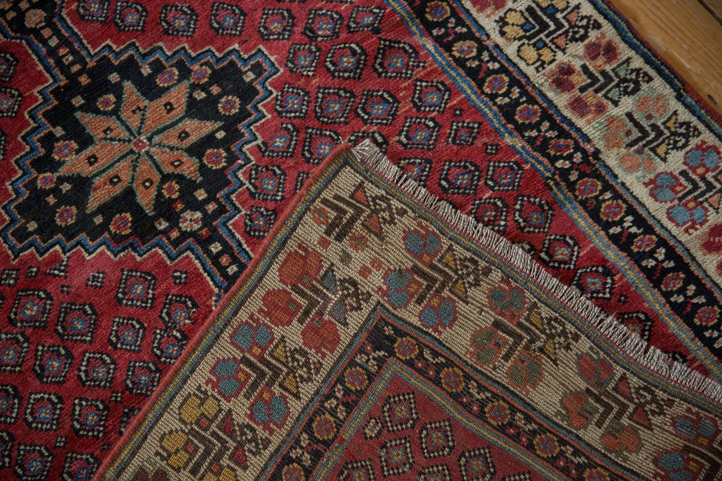 3x10.5 Vintage Kurdish Rug Runner - Image 10
