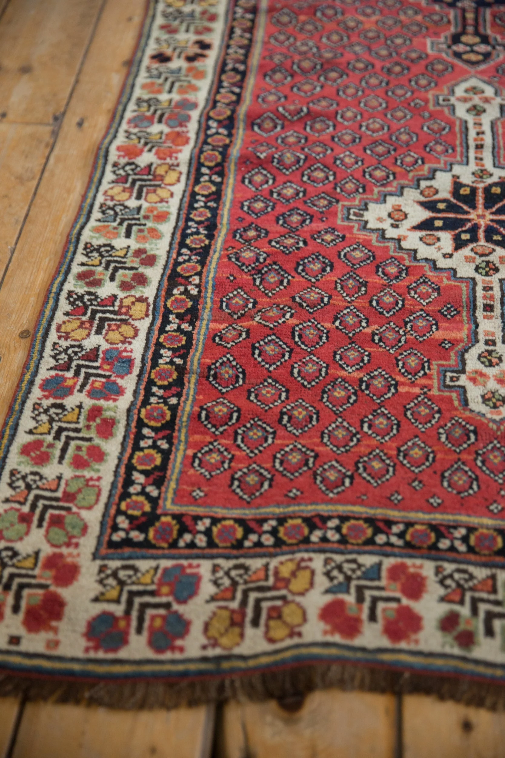 3x10.5 Vintage Kurdish Rug Runner - Image 5
