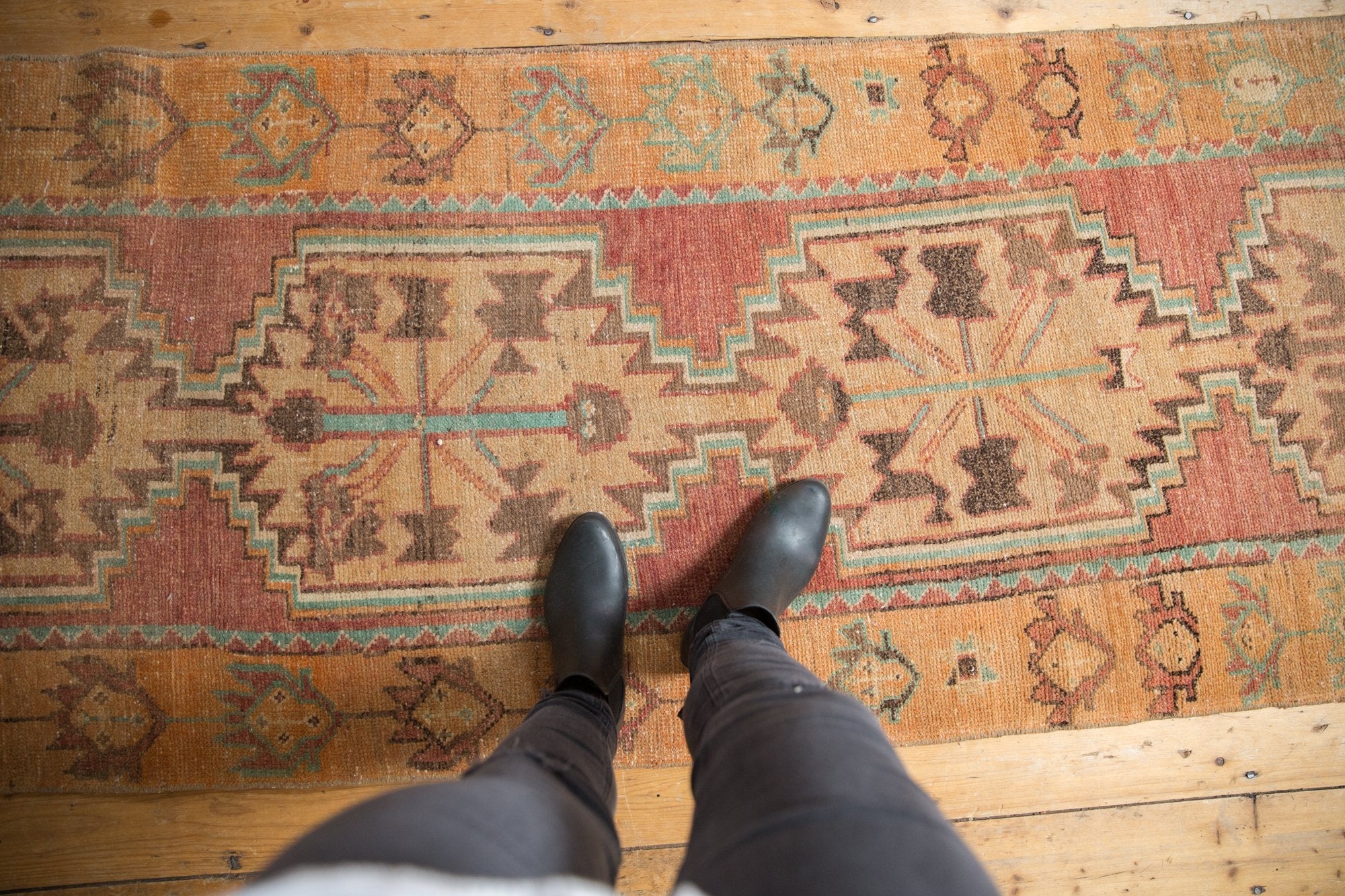 3x10 Vintage Distressed Oushak Rug Runner - Image 2