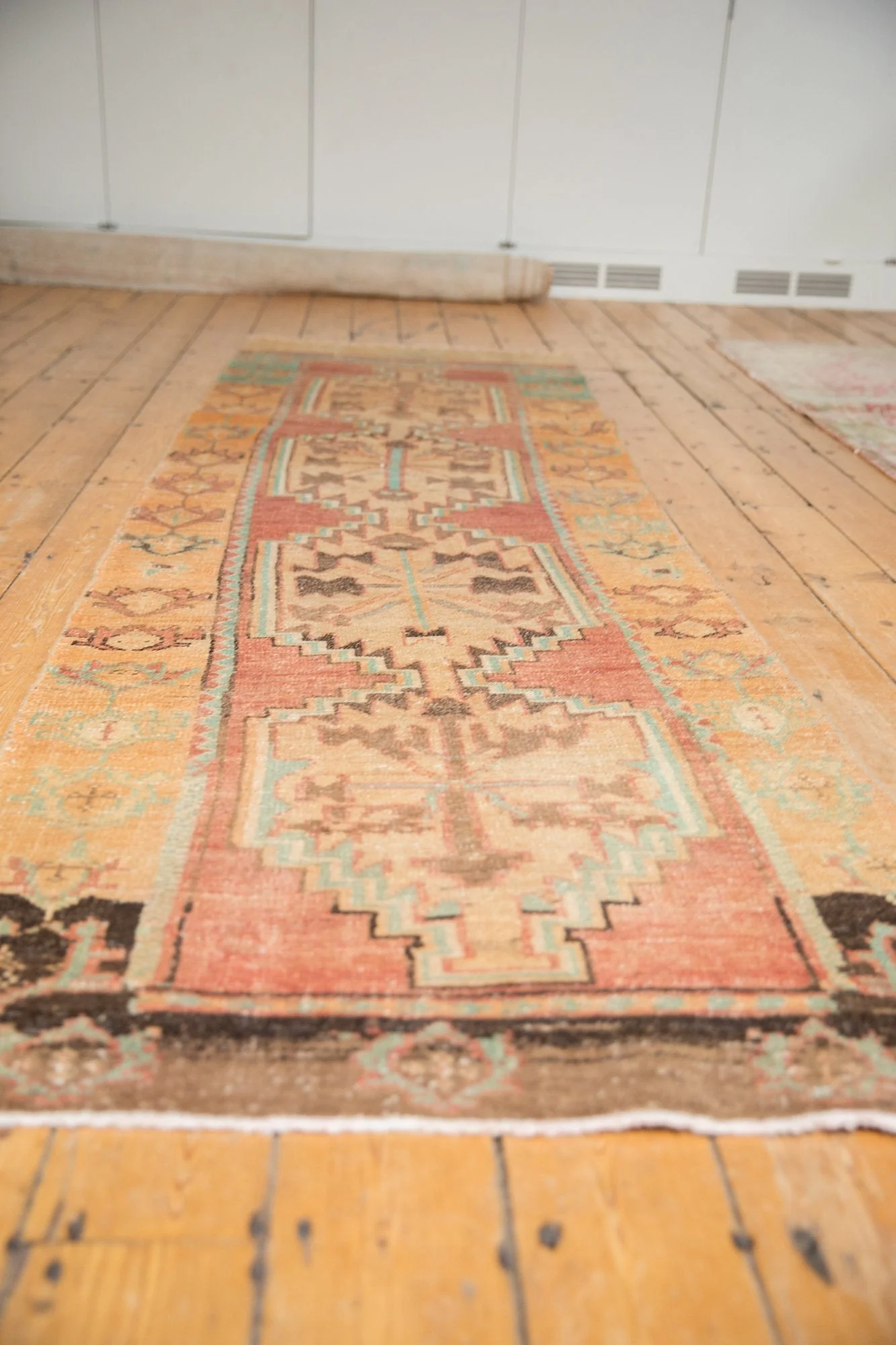 3x10 Vintage Distressed Oushak Rug Runner - Image 3