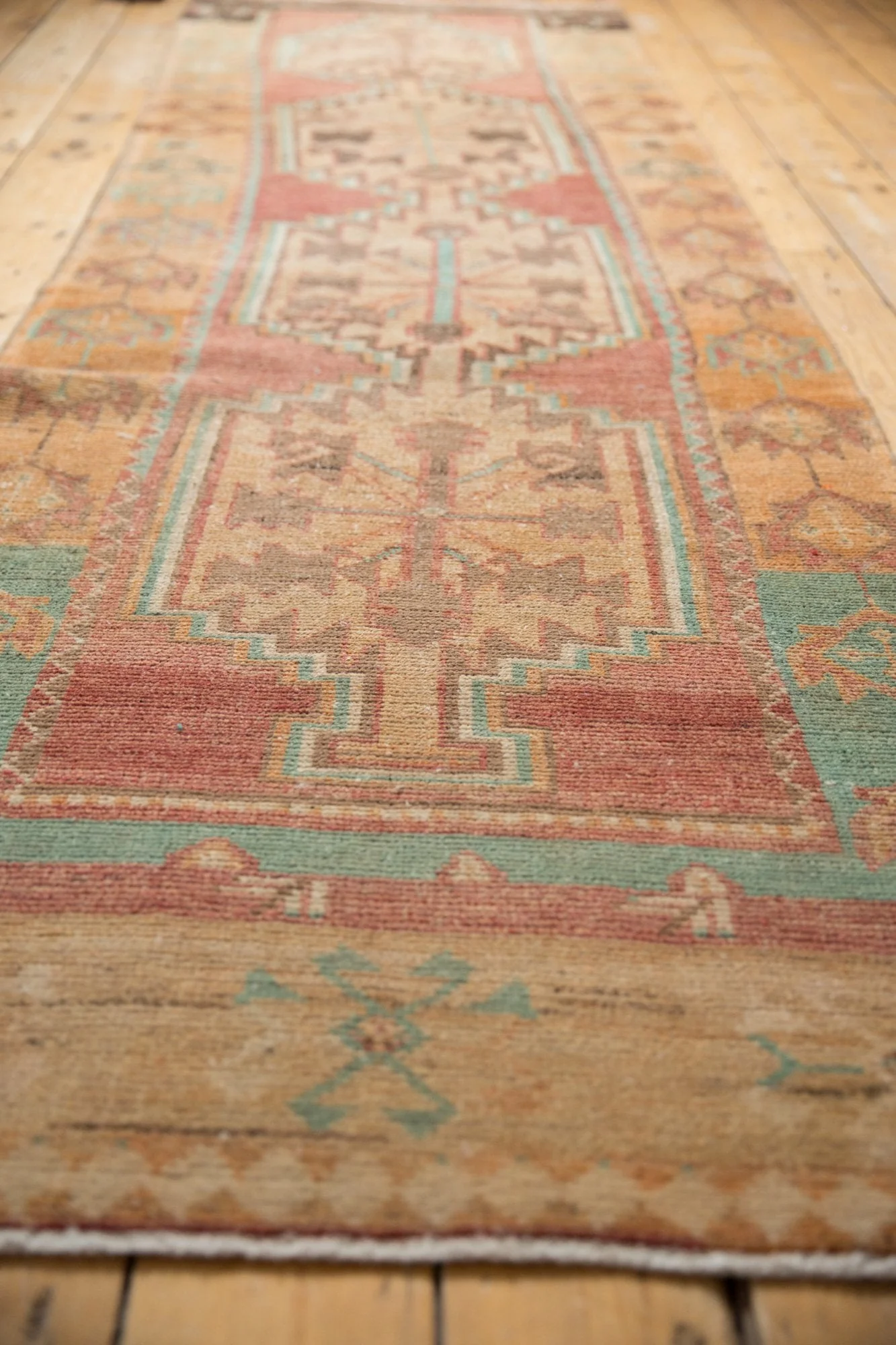 3x10 Vintage Distressed Oushak Rug Runner - Image 6