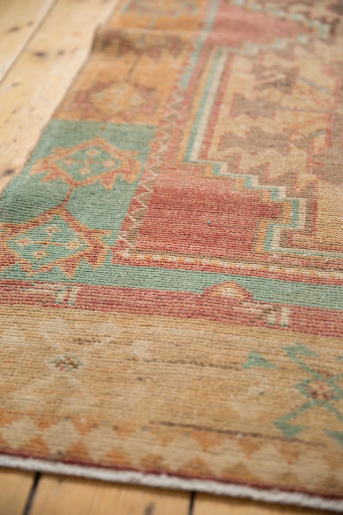 3x10 Vintage Distressed Oushak Rug Runner - Image 7