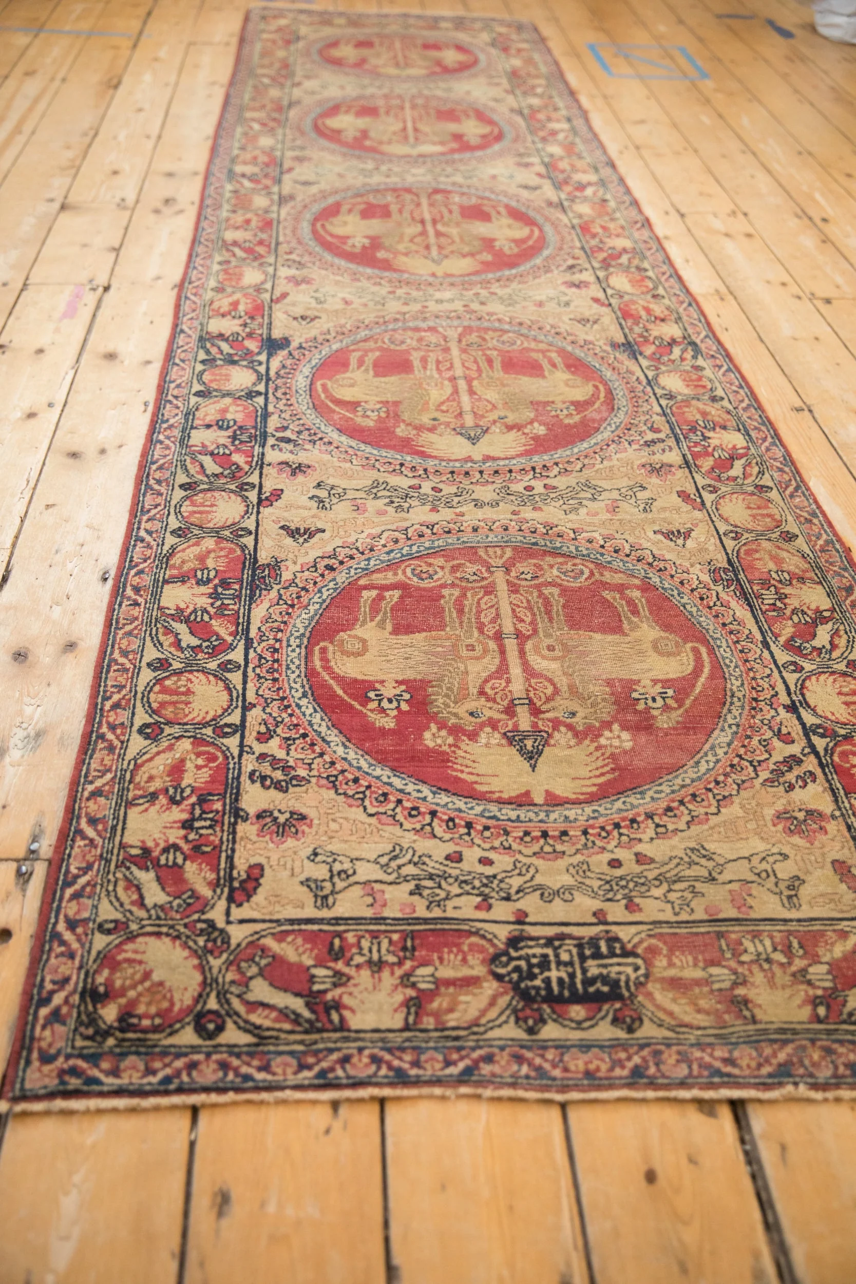 3x11.5 Antique Kerman Rug Runner - Image 11