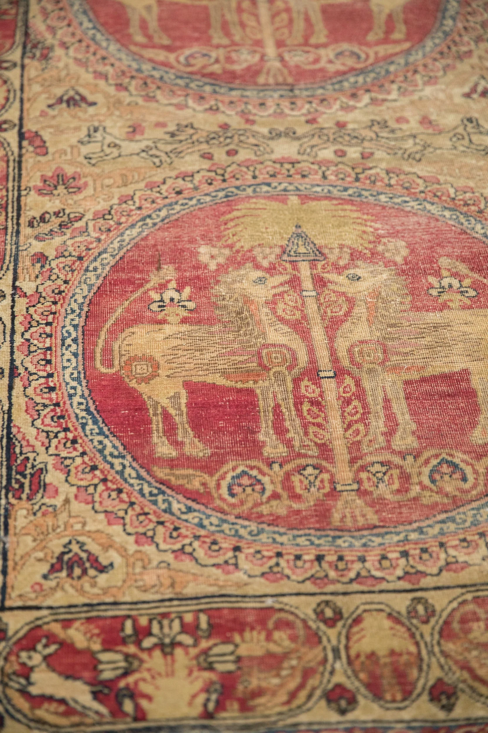 3x11.5 Antique Kerman Rug Runner - Image 5