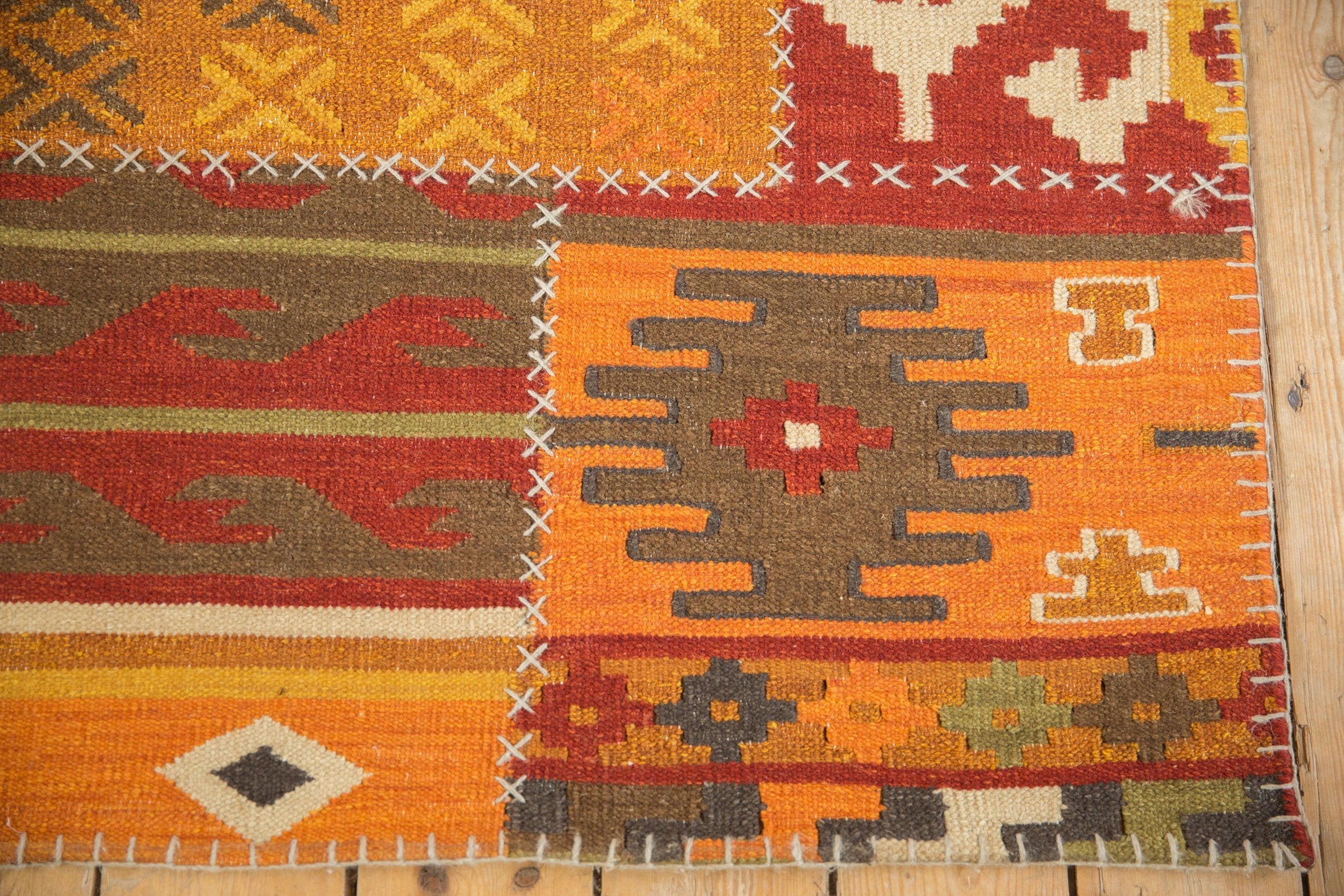 3x11.5 New Patchwork Kilim Rug Runner - Image 5