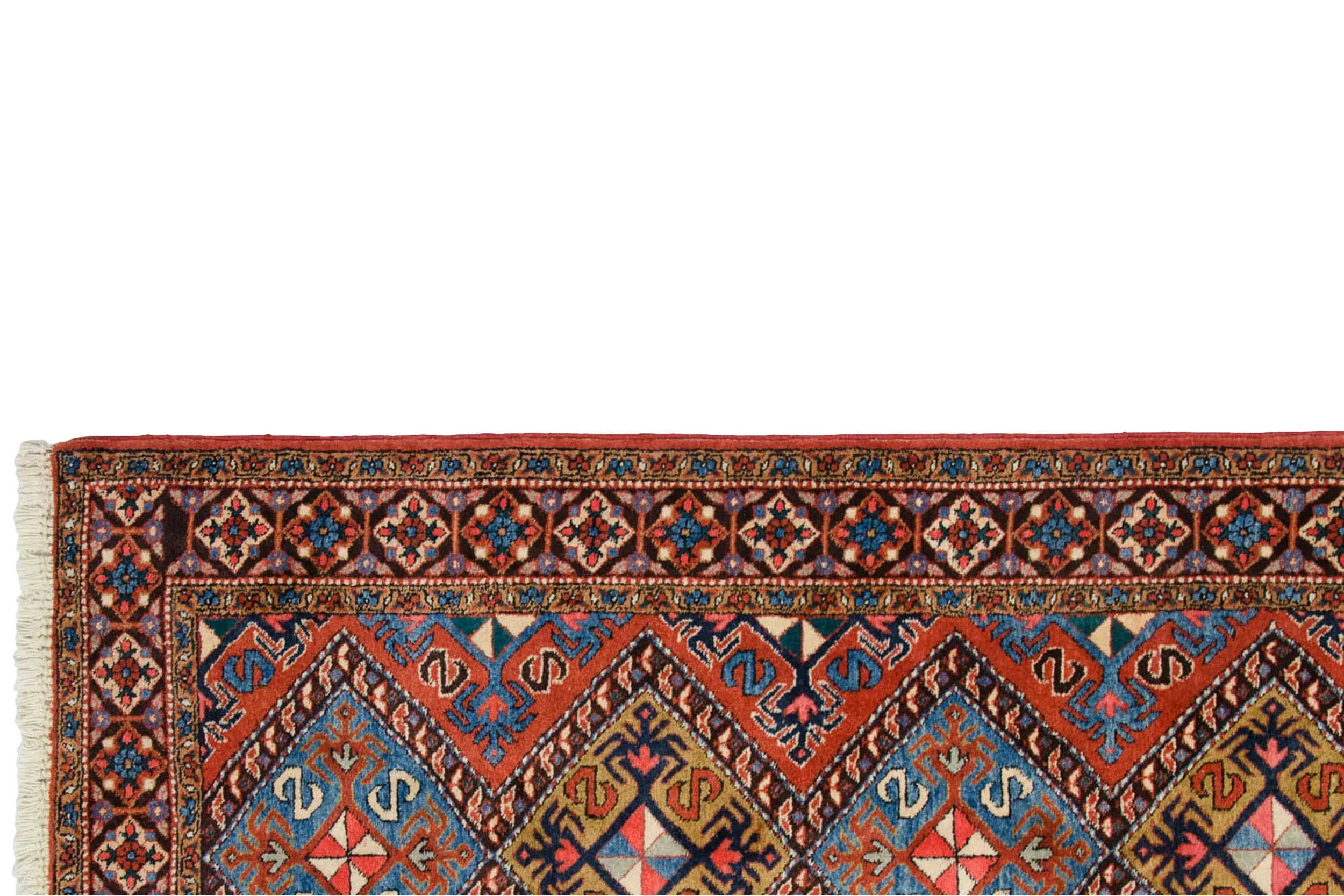 3x11.5 Vintage Ardebil Rug Runner - Image 8