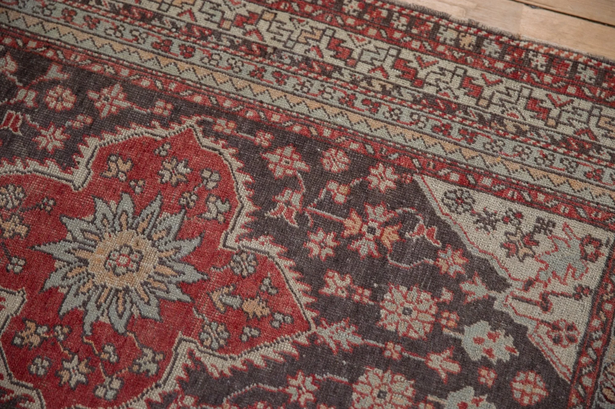3x11.5 Vintage Distressed Anatolian Rug Runner - Image 10