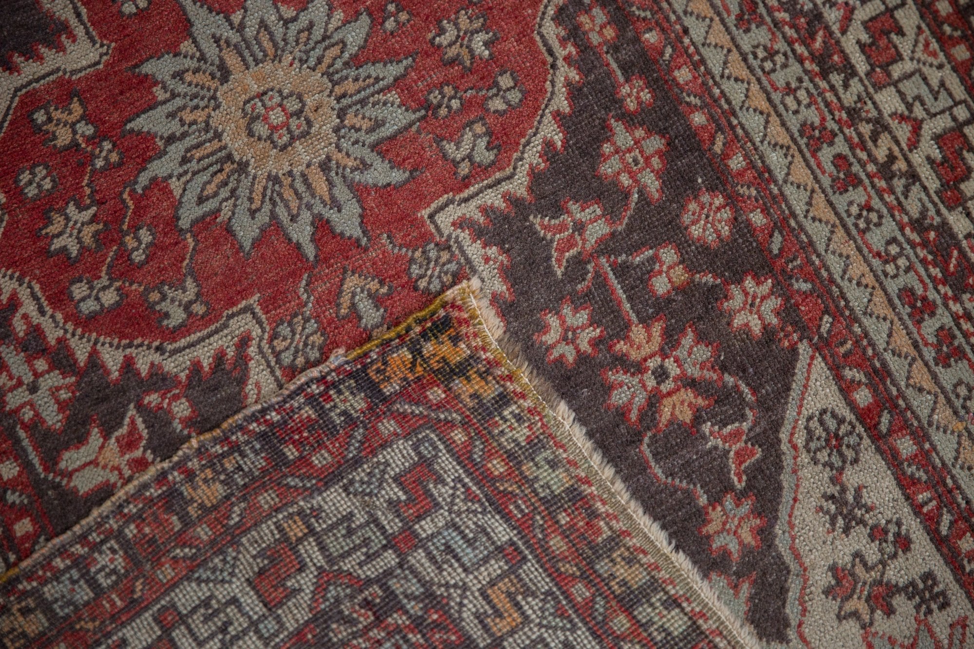 3x11.5 Vintage Distressed Anatolian Rug Runner - Image 12