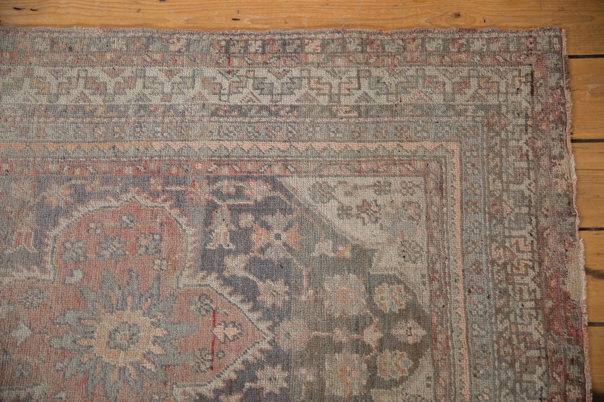 3x11.5 Vintage Distressed Anatolian Rug Runner - Image 6