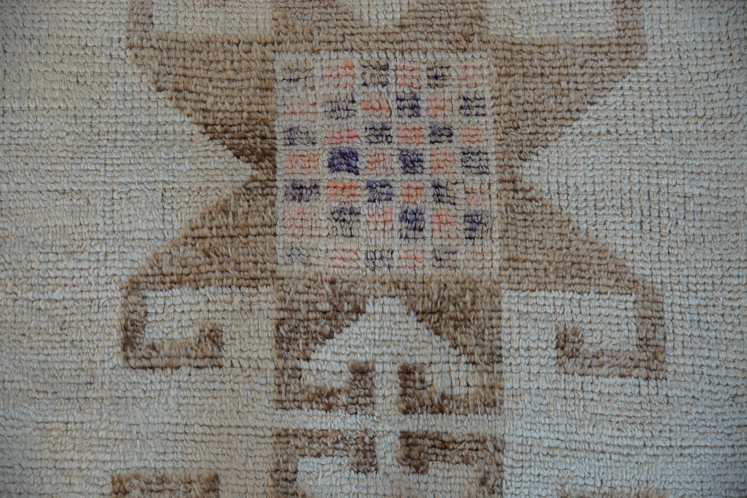3x11.5 Vintage Distressed Kurd Rug Runner - Image 3