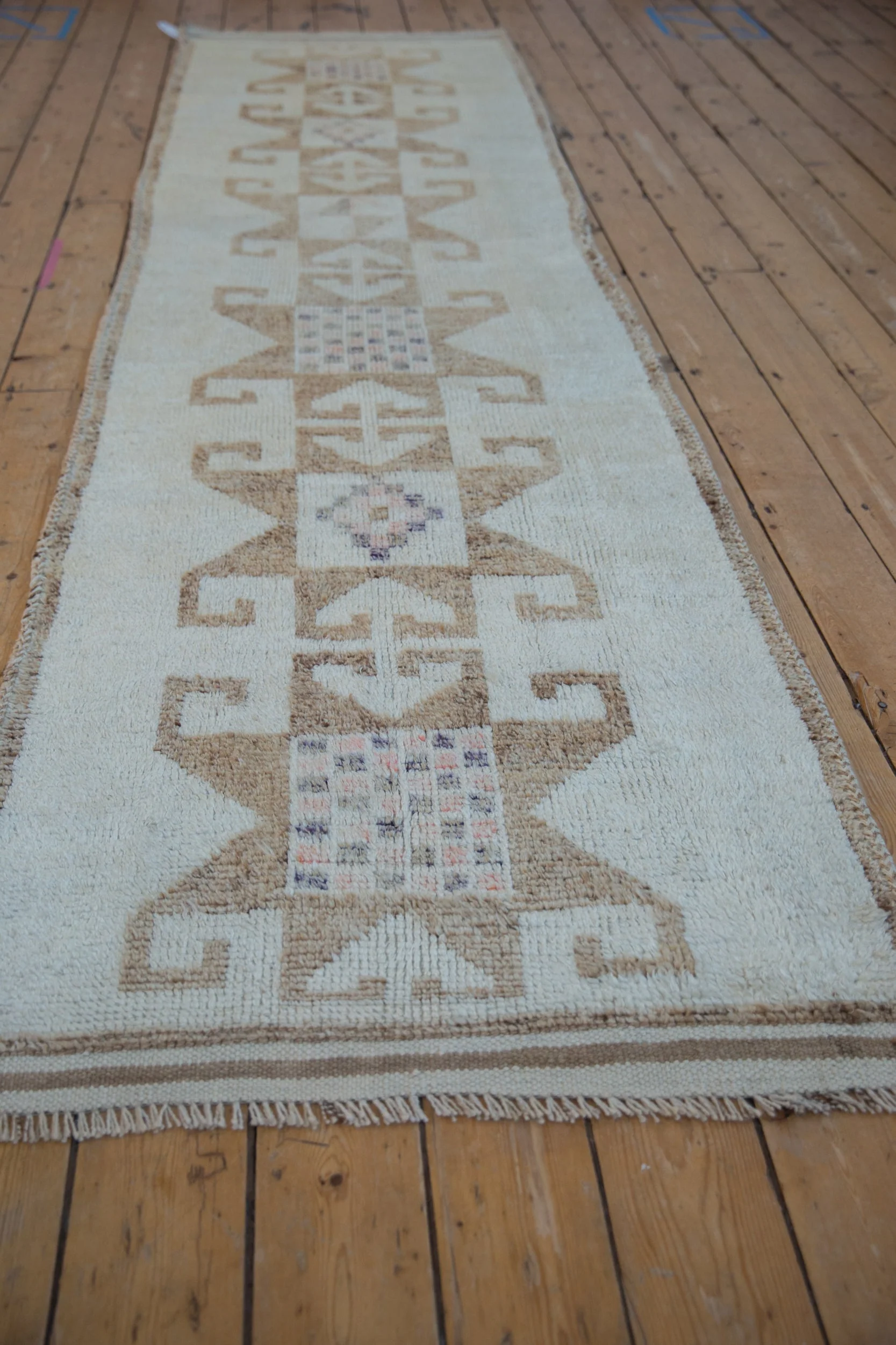 3x11.5 Vintage Distressed Kurd Rug Runner - Image 6