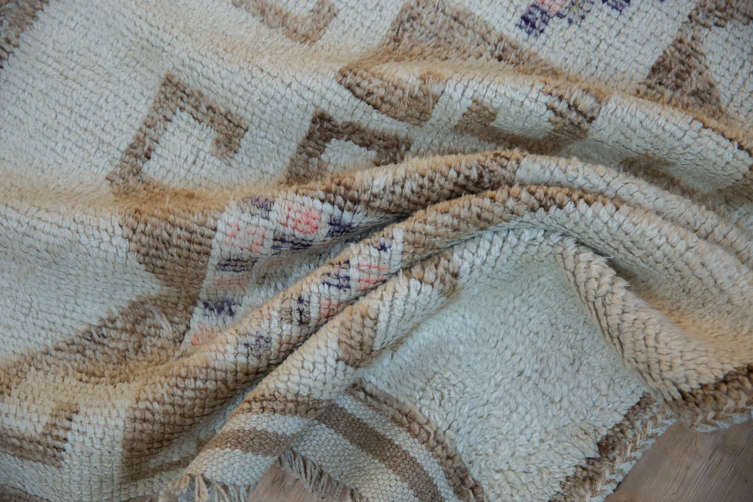 3x11.5 Vintage Distressed Kurd Rug Runner - Image 8