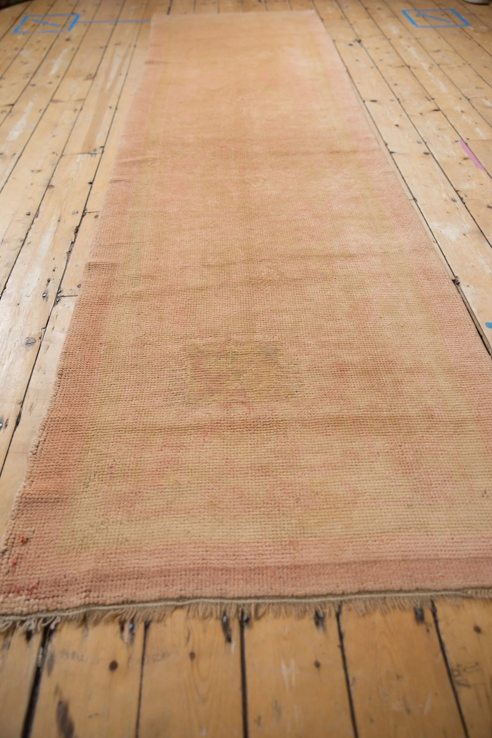 3x11.5 Vintage Distressed Oushak Rug Runner - Image 3