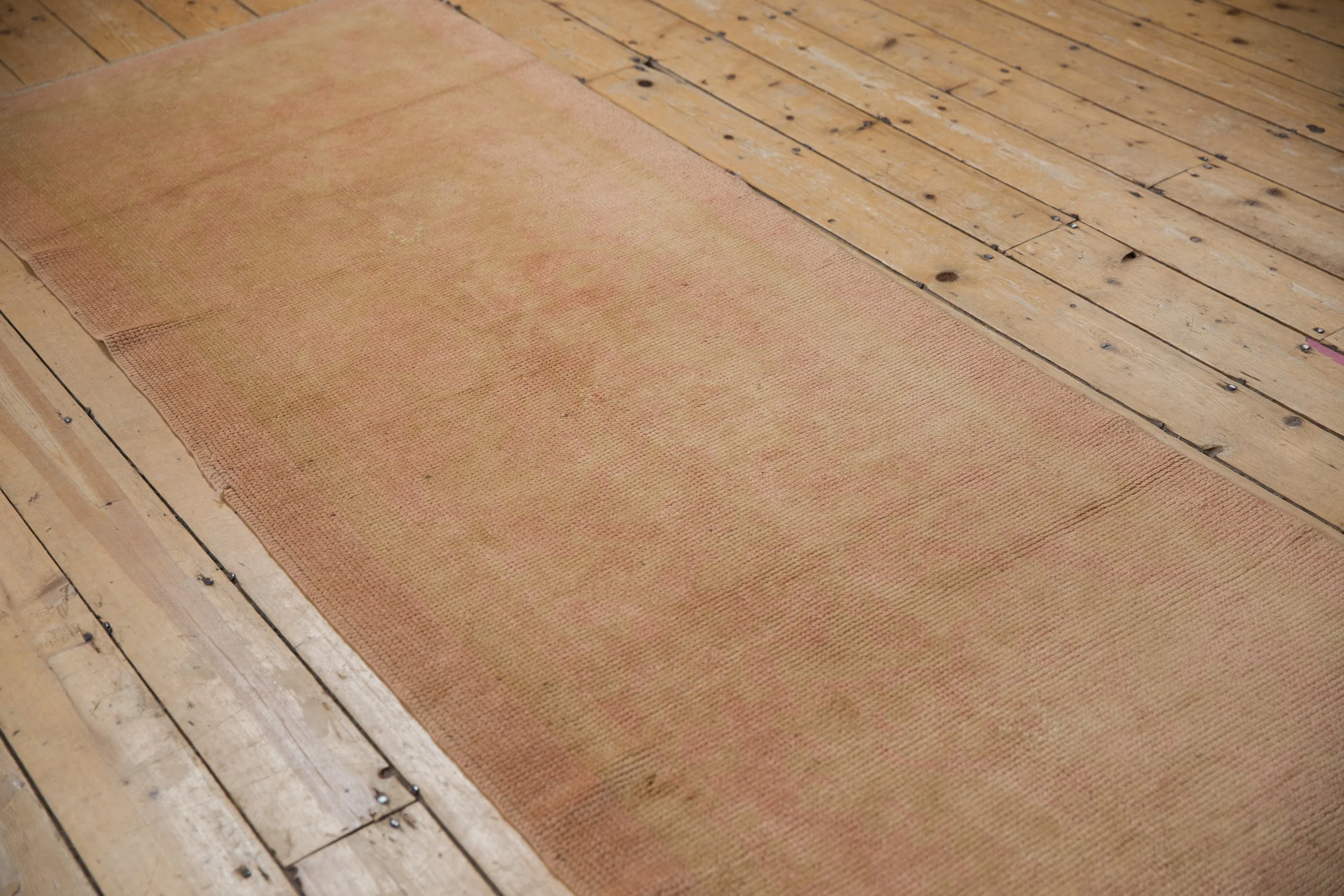 3x11.5 Vintage Distressed Oushak Rug Runner - Image 5