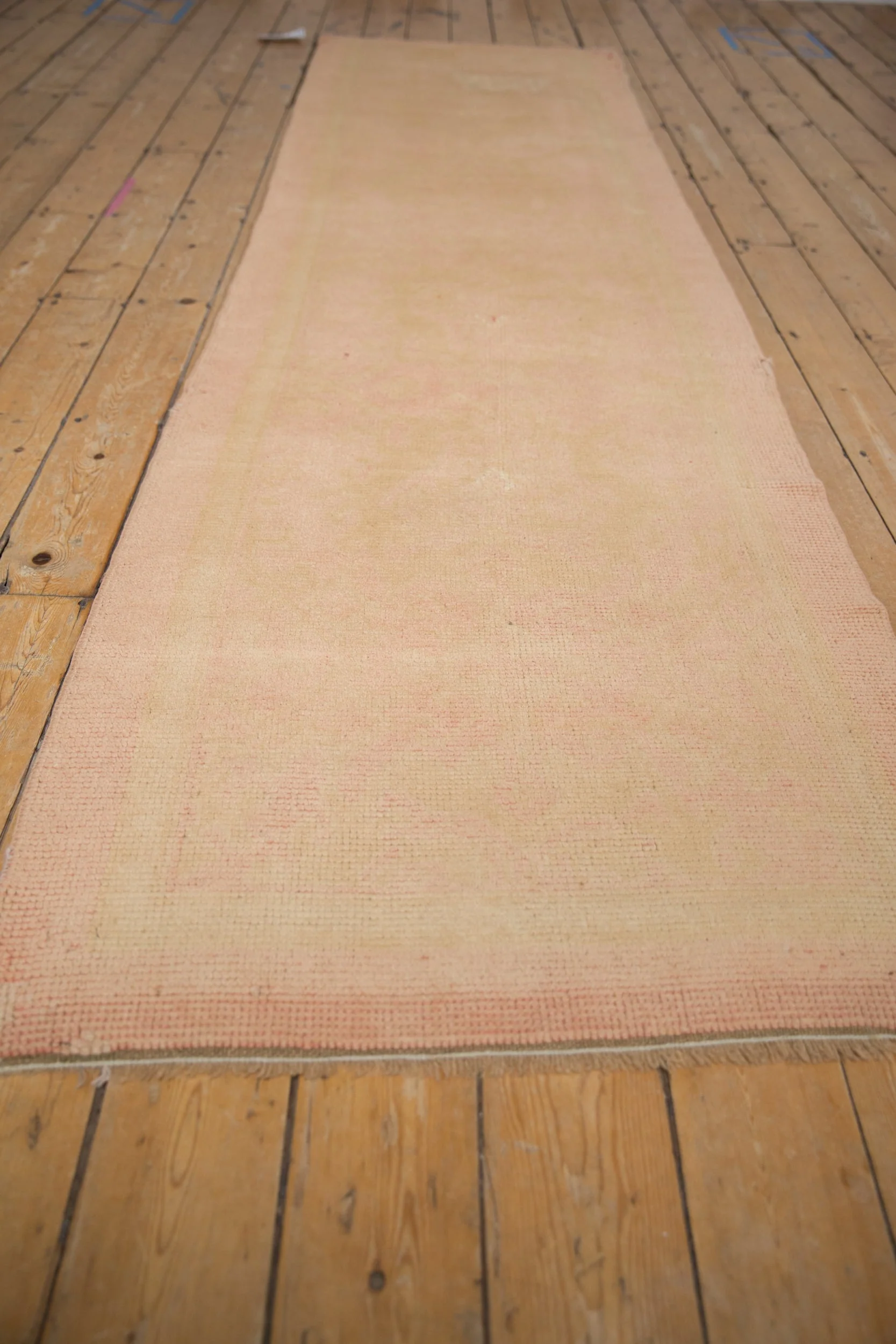 3x11.5 Vintage Distressed Oushak Rug Runner - Image 7