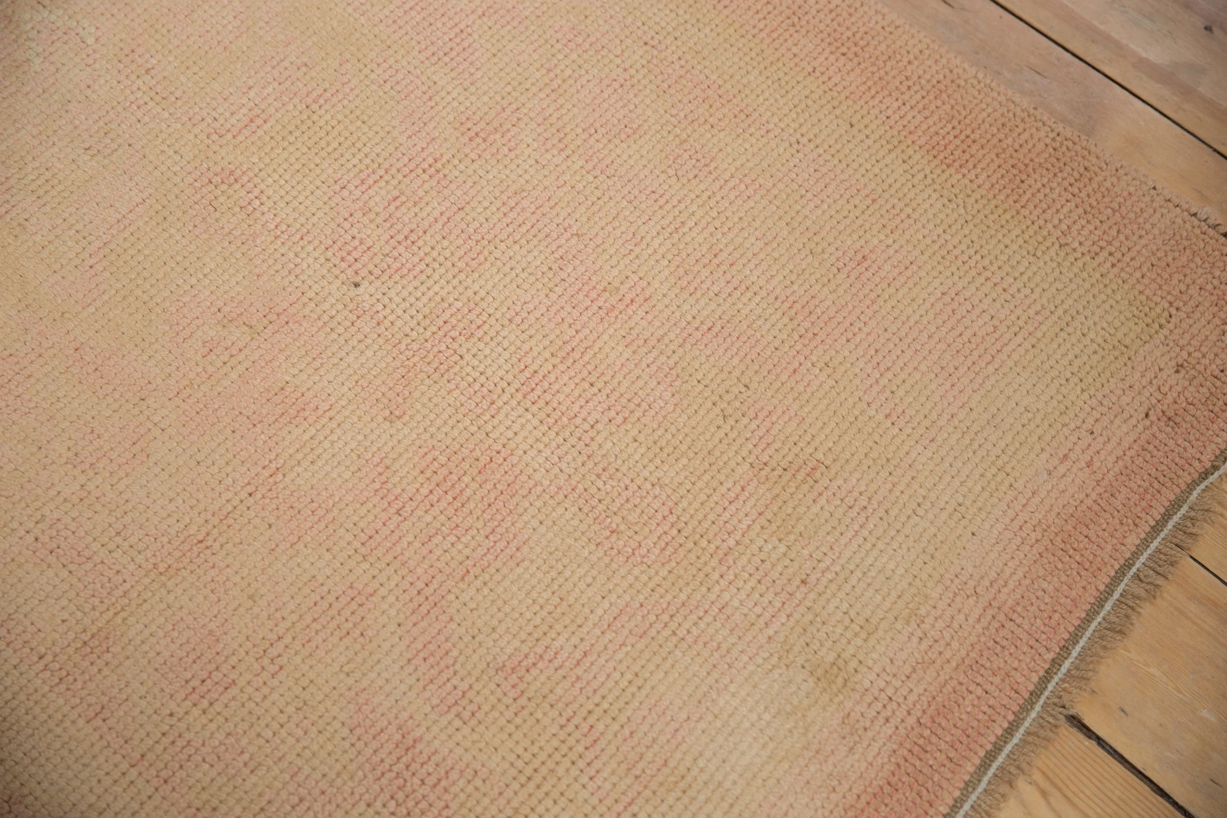 3x11.5 Vintage Distressed Oushak Rug Runner - Image 8