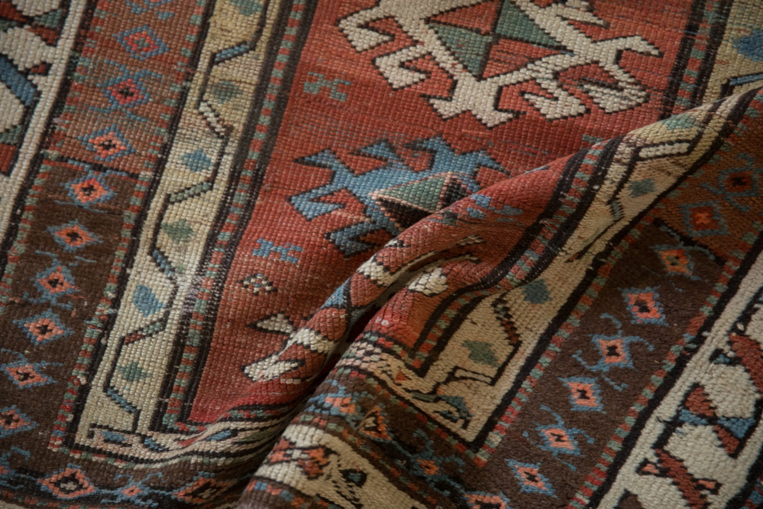 3x11 Antique Caucasian Rug Runner - Image 10