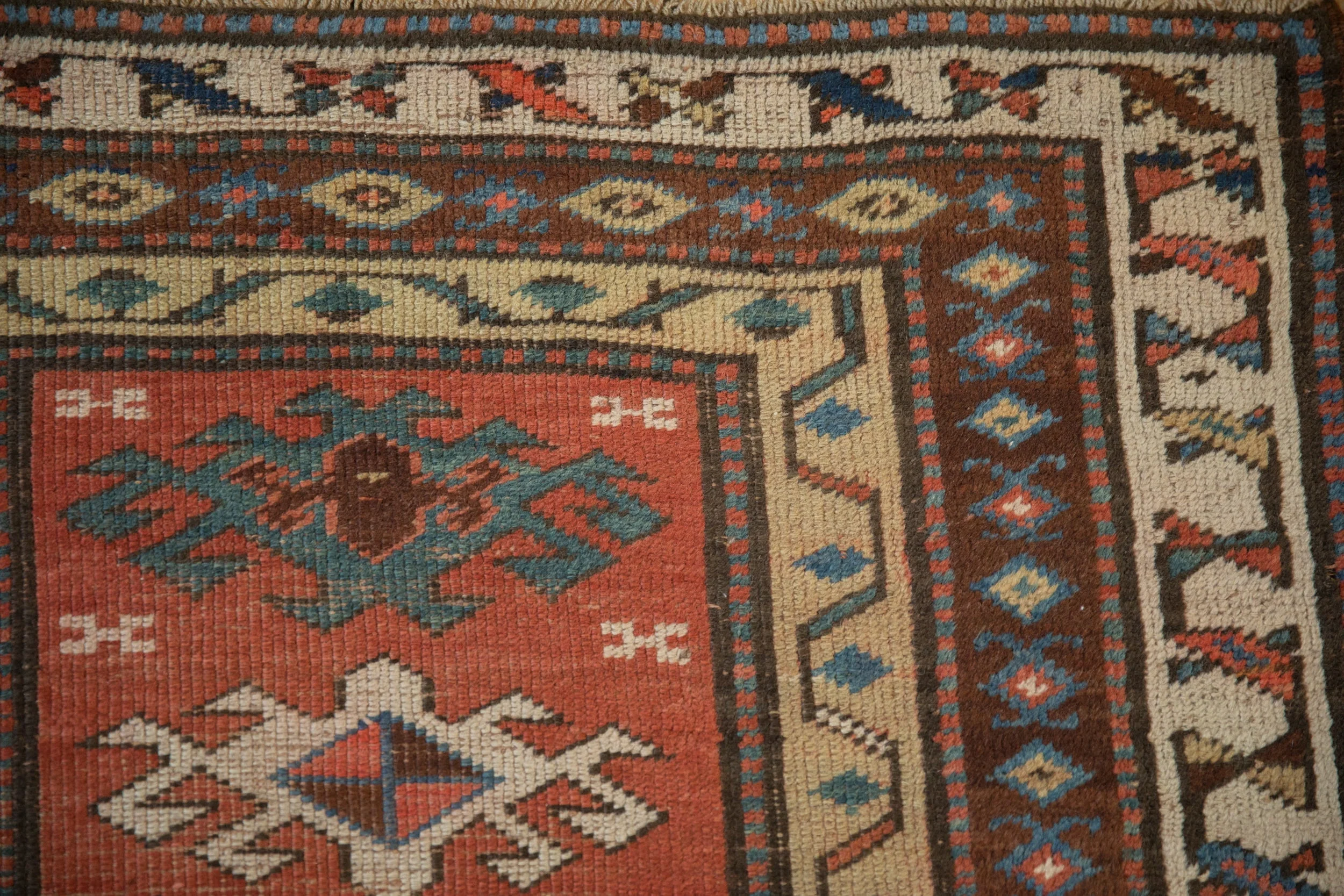 3x11 Antique Caucasian Rug Runner - Image 3