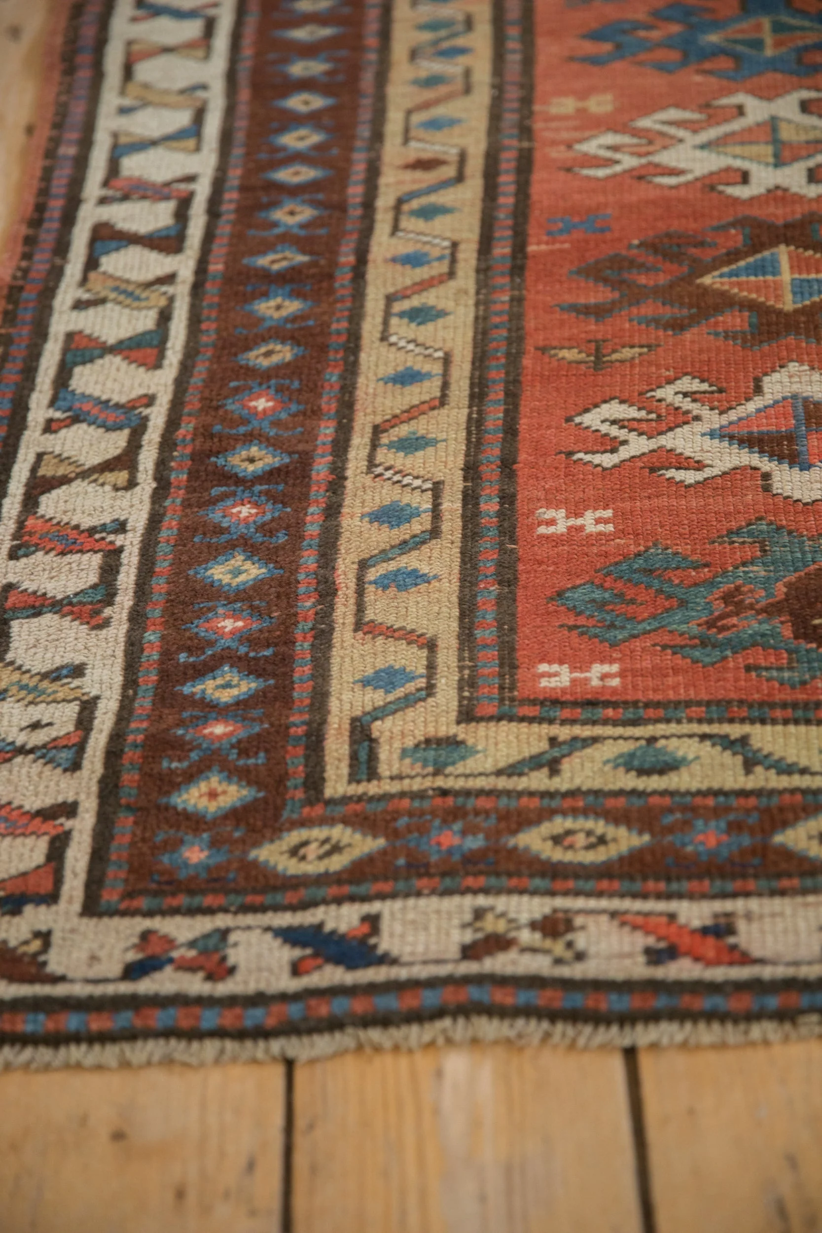 3x11 Antique Caucasian Rug Runner - Image 5