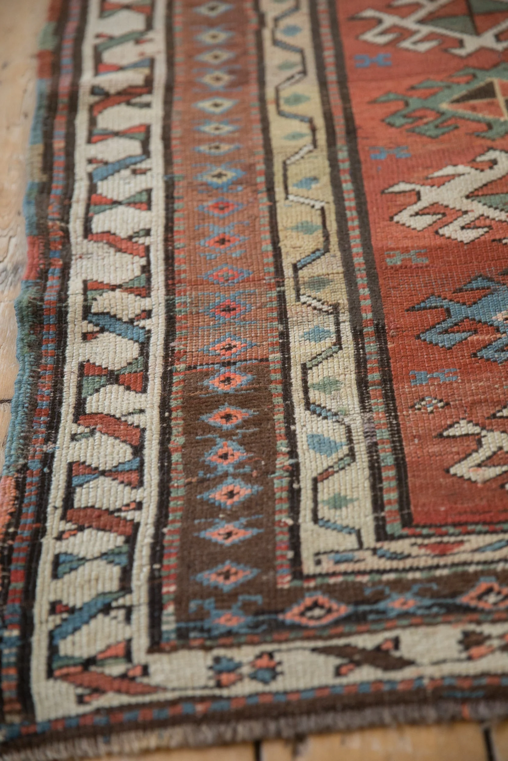 3x11 Antique Caucasian Rug Runner - Image 7