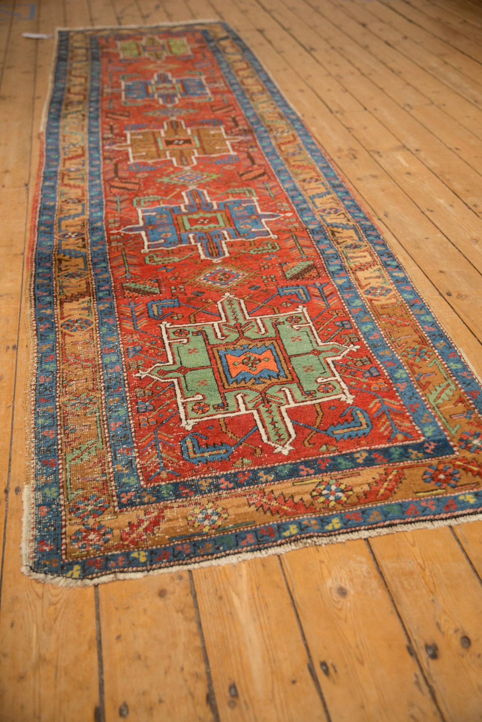 3x11 Antique Heriz Rug Runner - Image 4