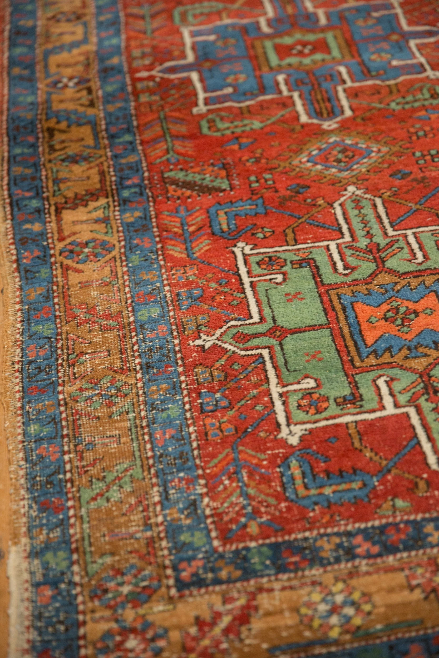 3x11 Antique Heriz Rug Runner - Image 5