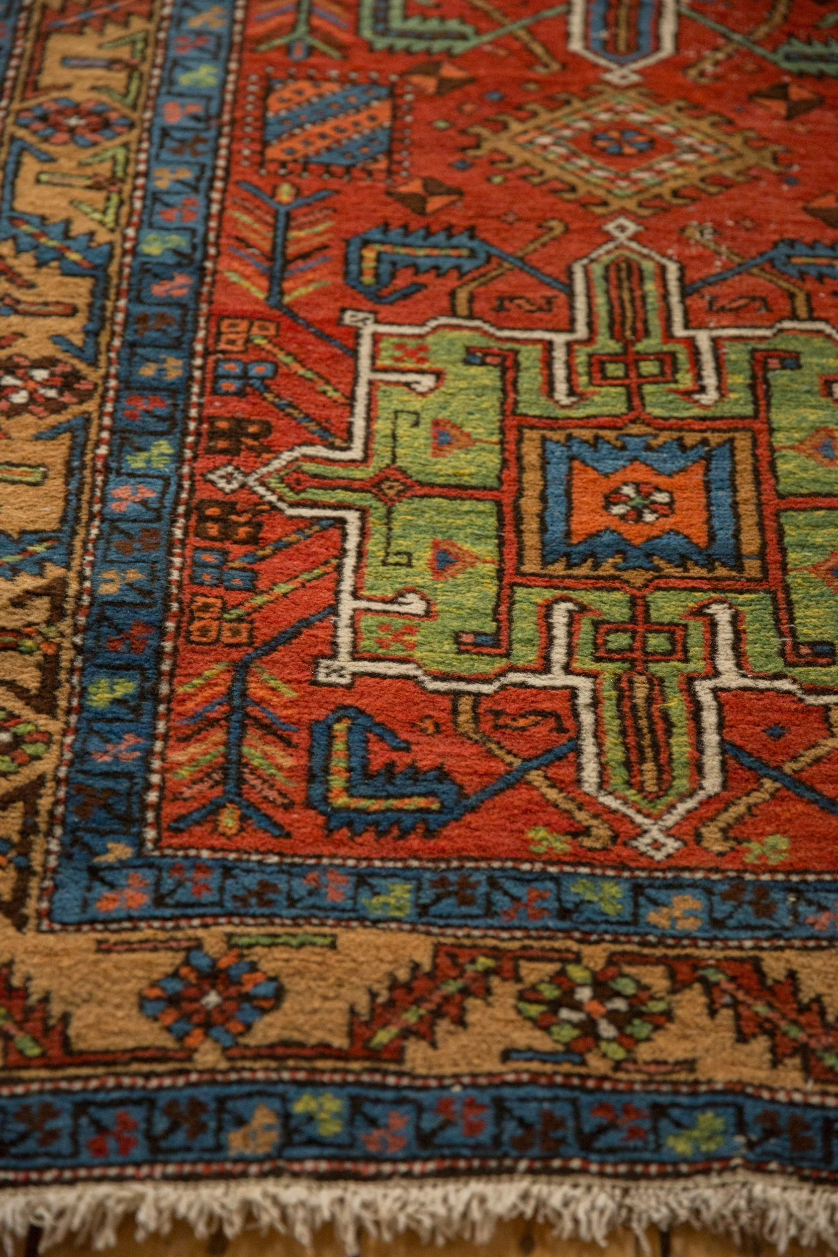 3x11 Antique Heriz Rug Runner - Image 7