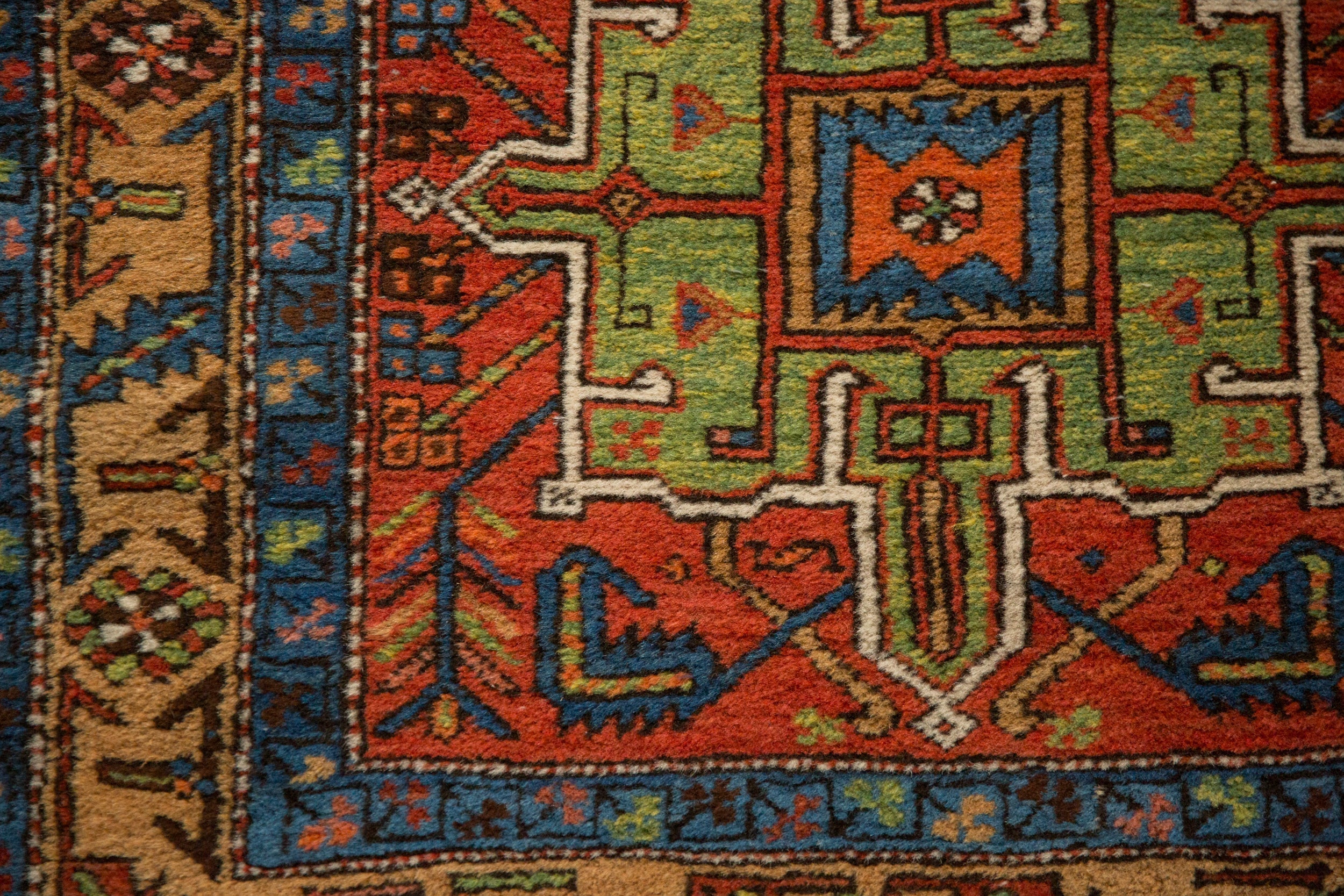 3x11 Antique Heriz Rug Runner - Image 8
