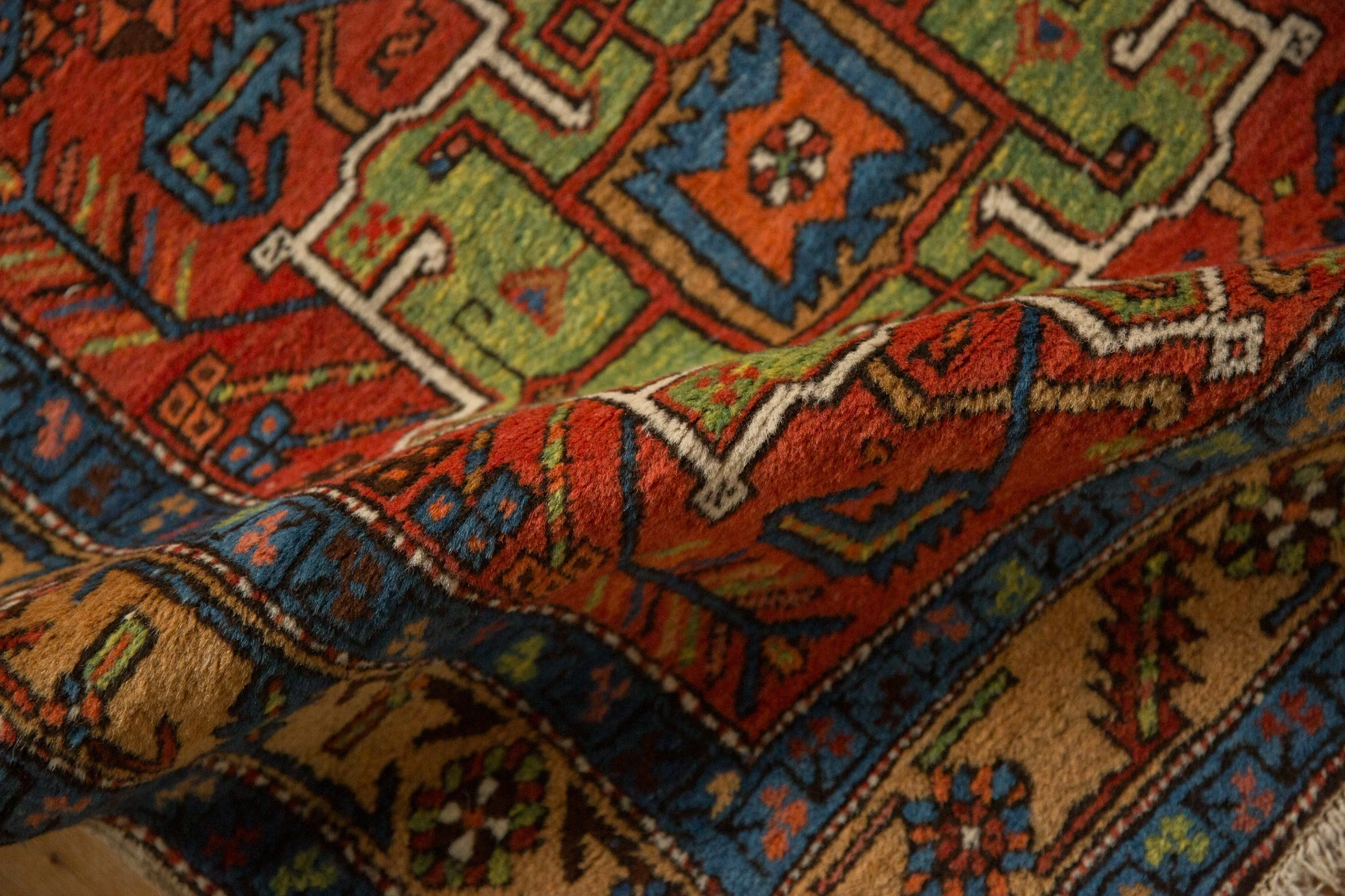 3x11 Antique Heriz Rug Runner - Image 9