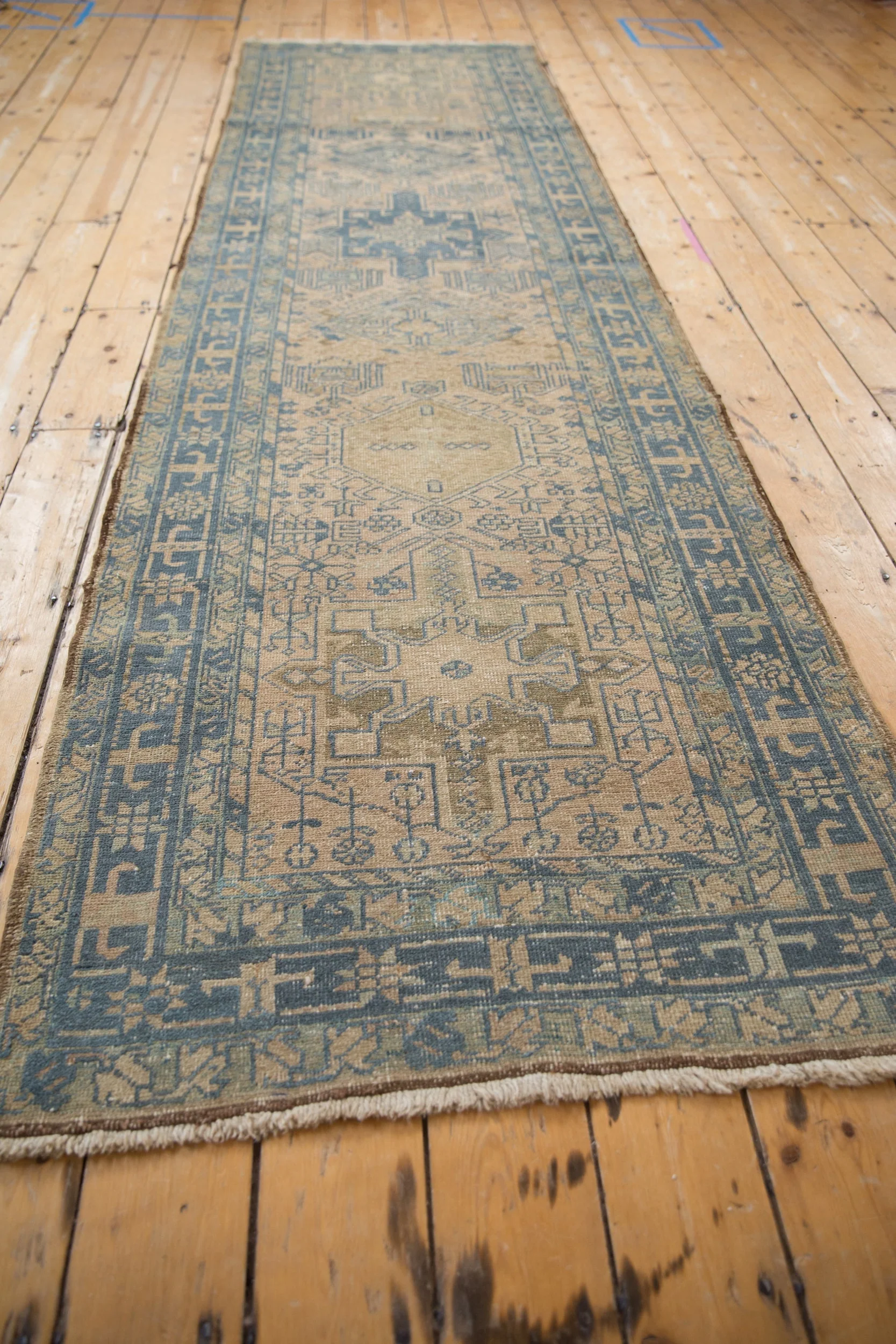 3x11 Vintage Distressed Karaja Rug Runner - Image 3