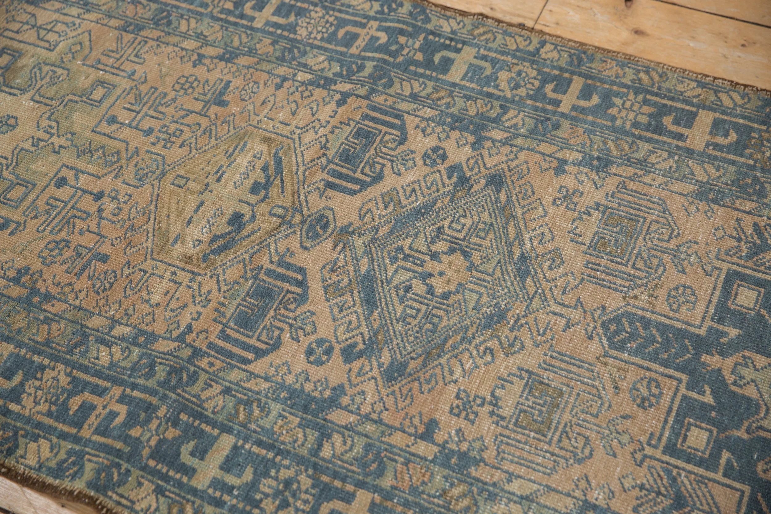 3x11 Vintage Distressed Karaja Rug Runner - Image 5