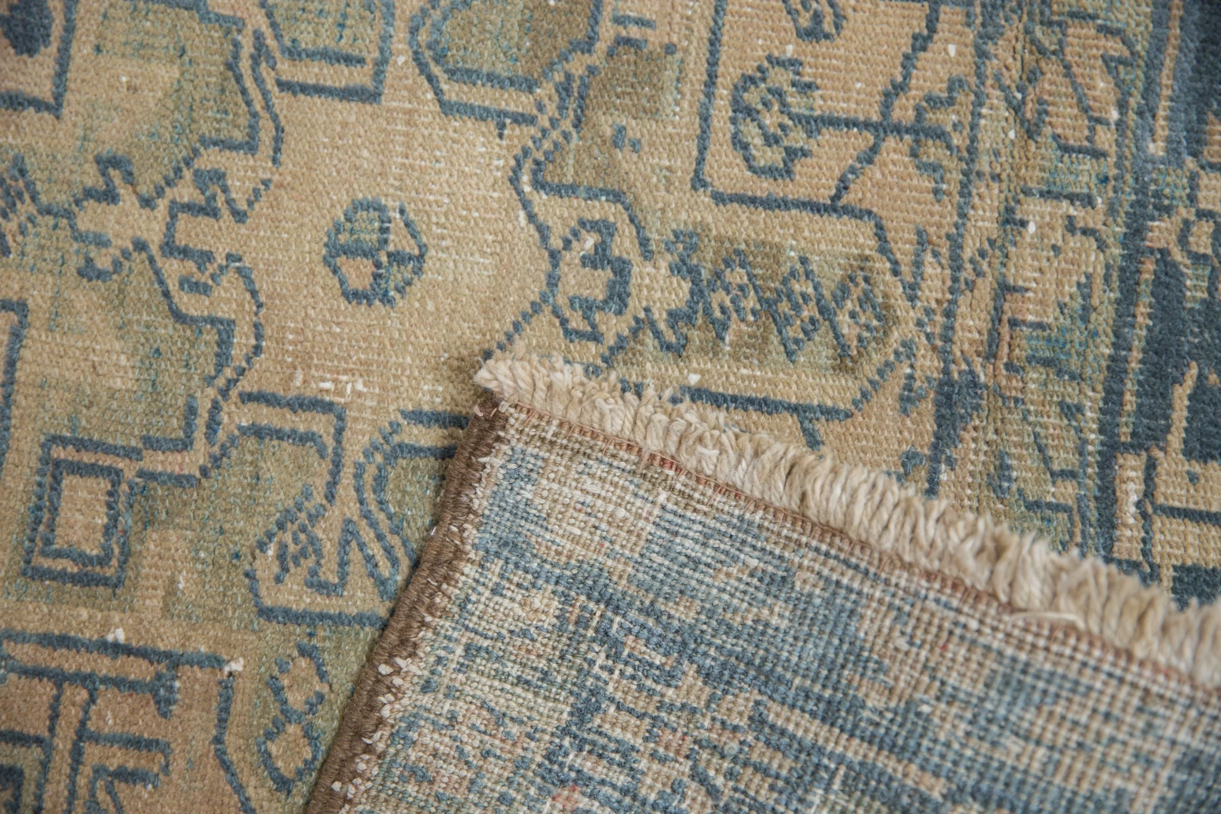 3x11 Vintage Distressed Karaja Rug Runner - Image 9