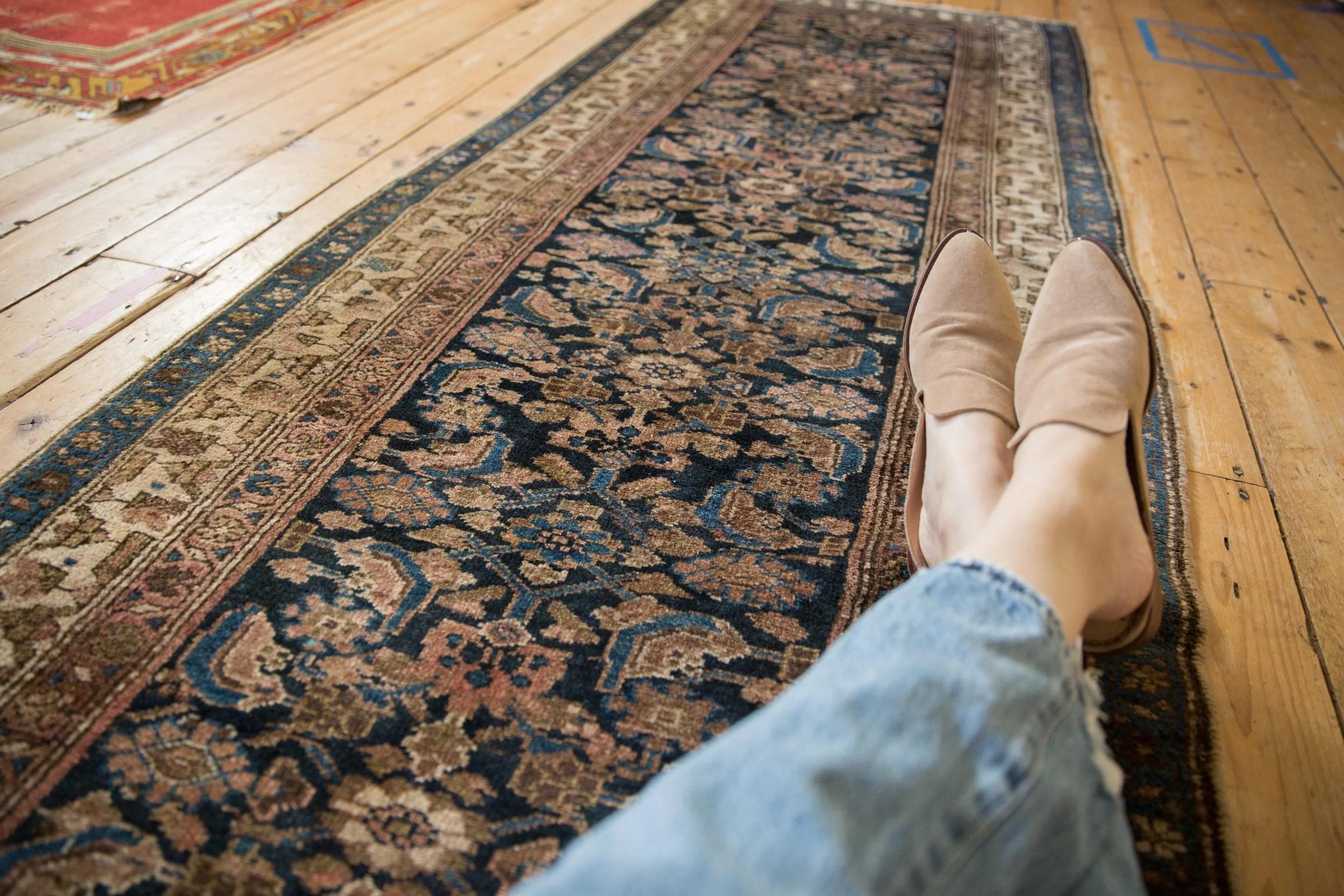 3x11 Vintage Fine Hamadan Rug Runner - Image 2