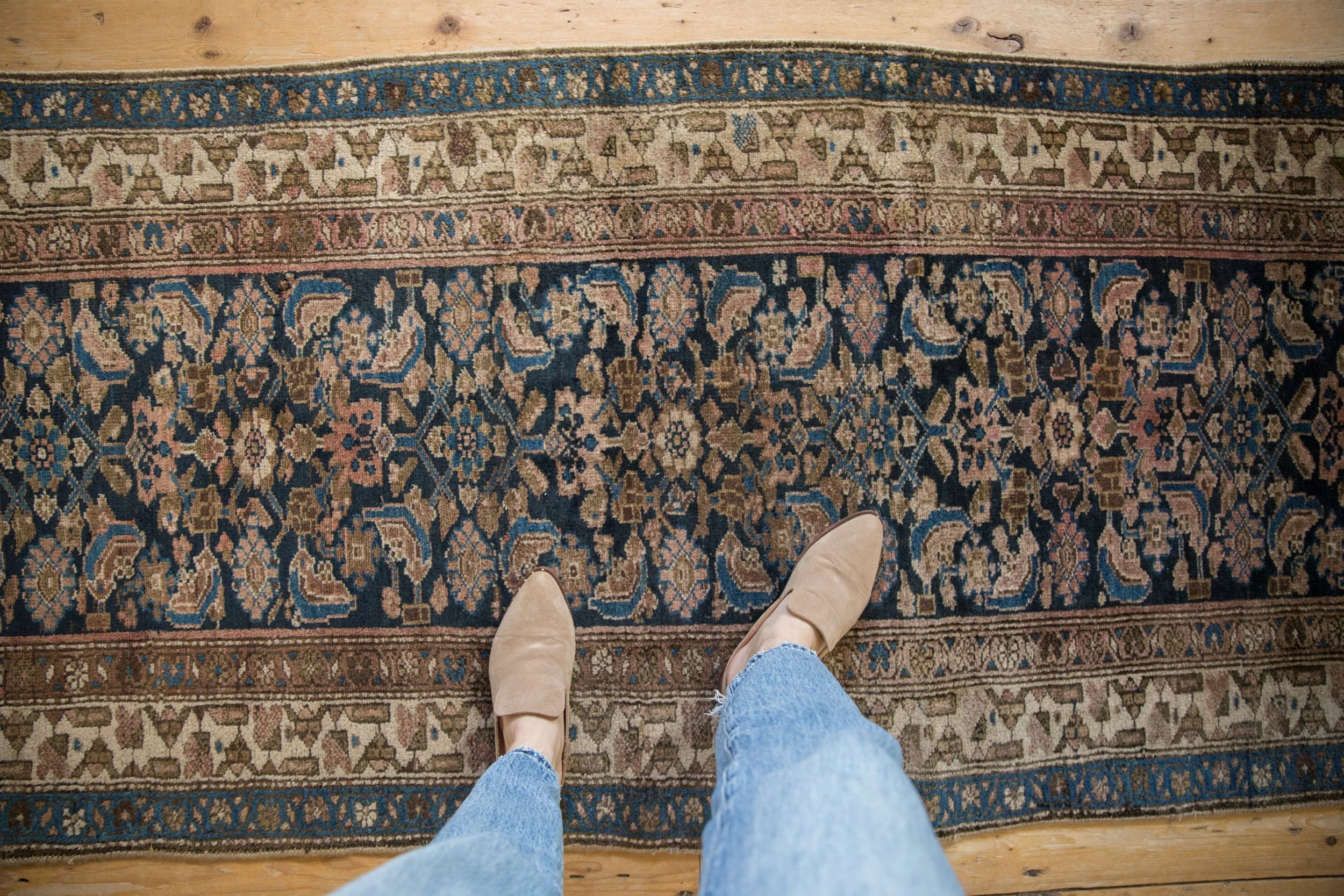3x11 Vintage Fine Hamadan Rug Runner - Image 3