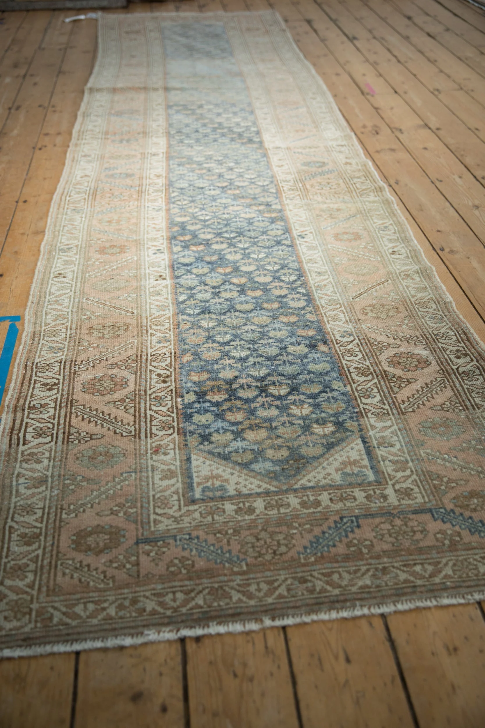 3x12.5 Vintage Distressed Malayer Rug Runner - Image 4