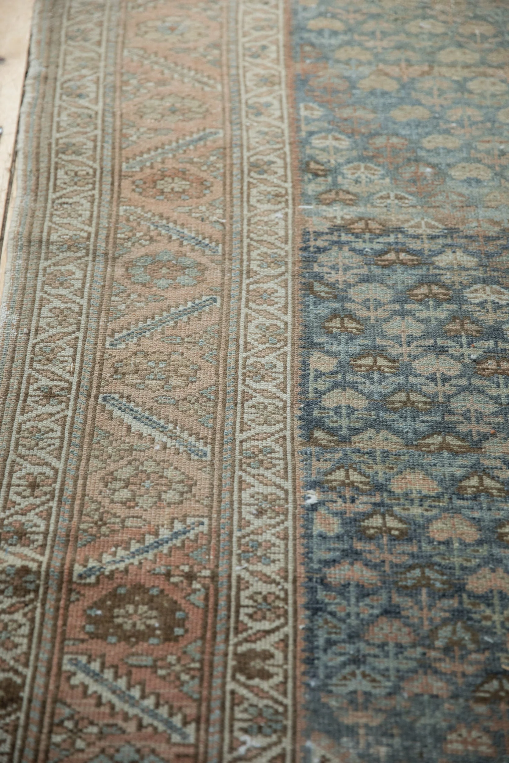 3x12.5 Vintage Distressed Malayer Rug Runner - Image 7