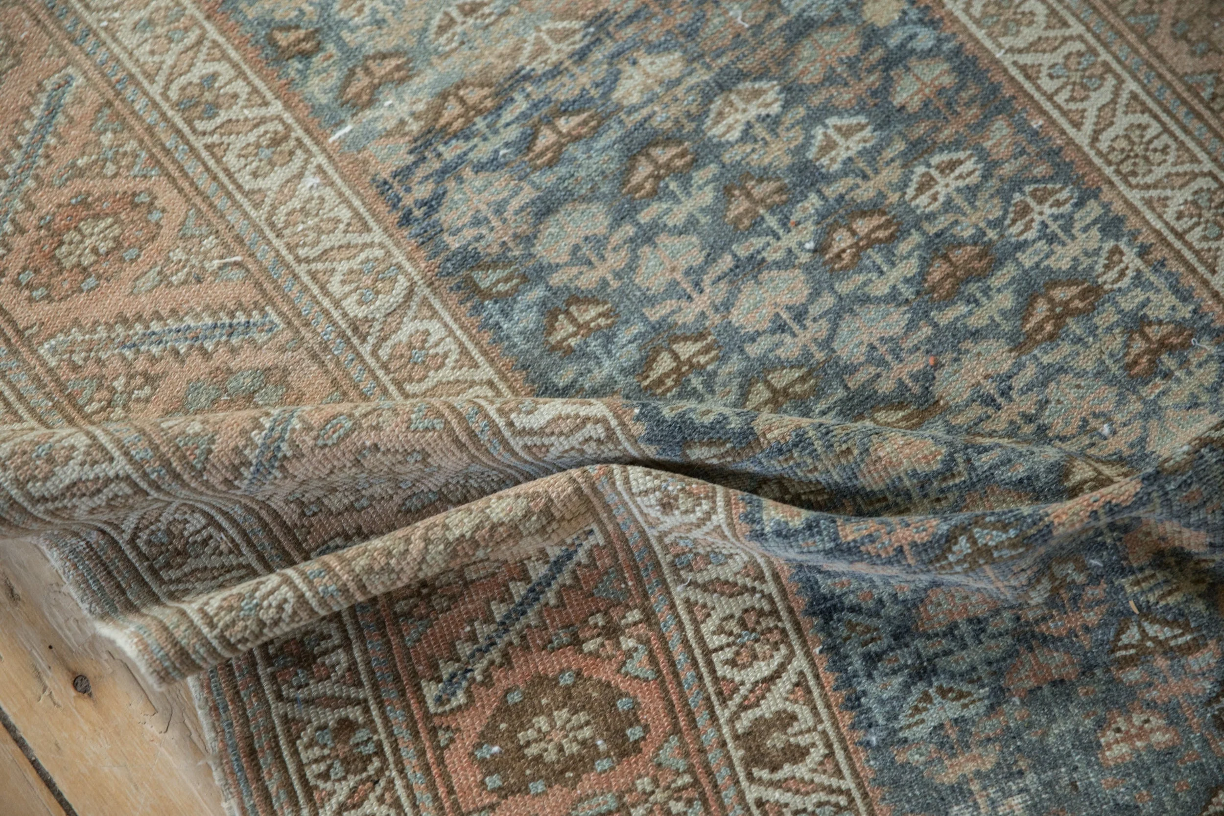 3x12.5 Vintage Distressed Malayer Rug Runner - Image 9
