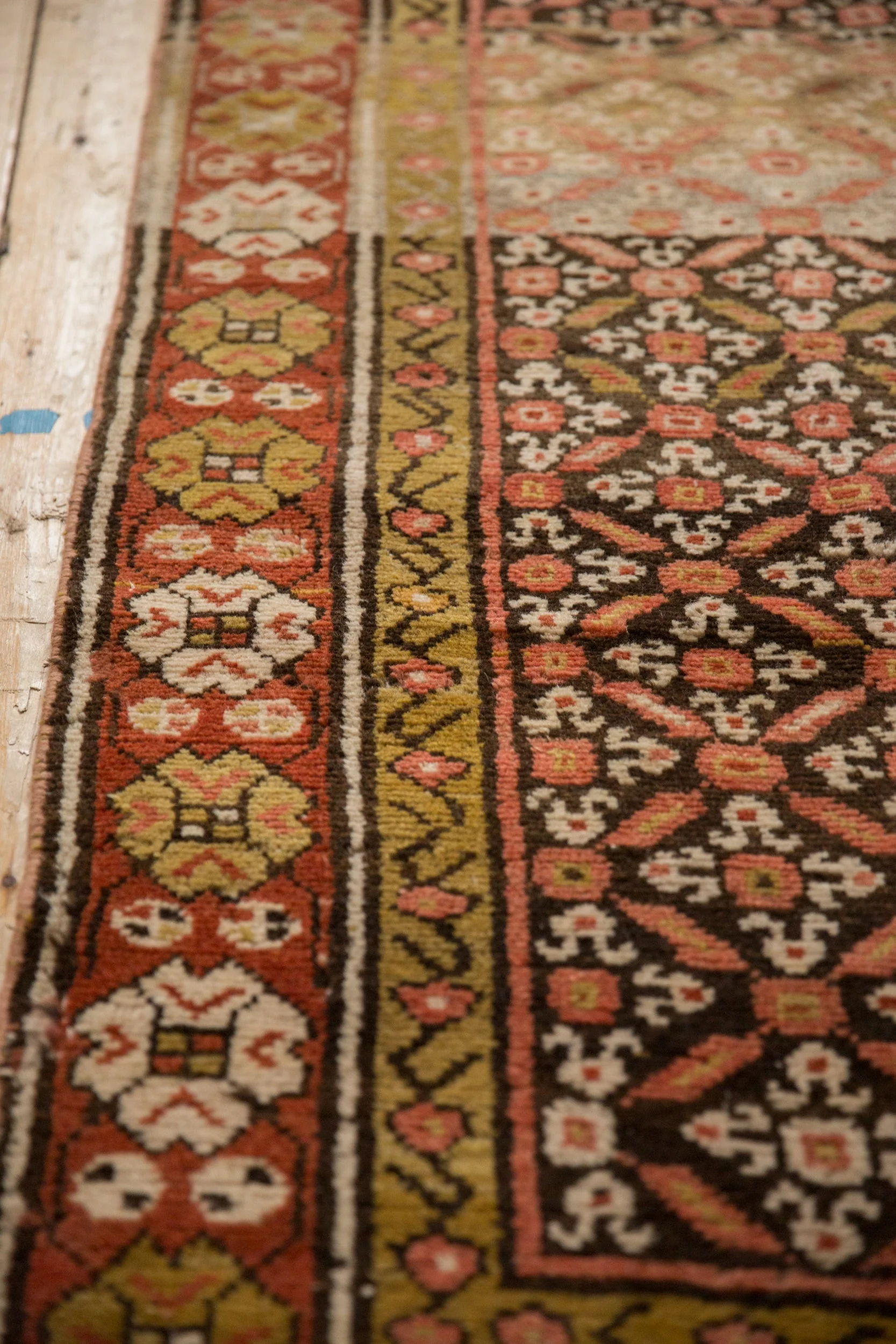 3x12.5 Vintage Kurdish Rug Runner - Image 10