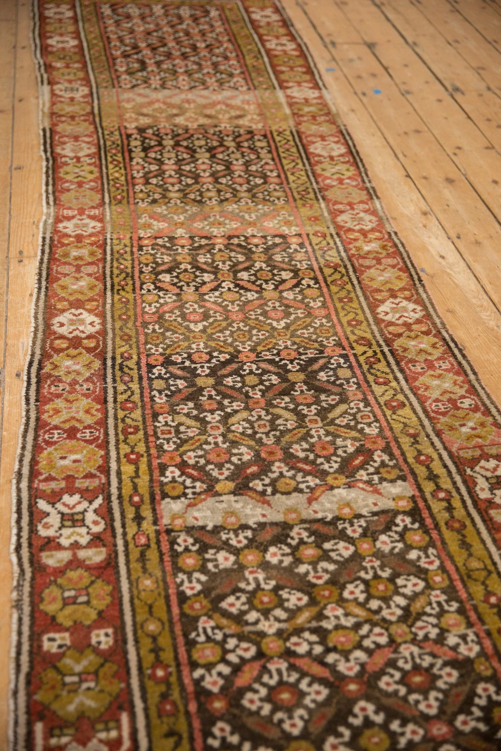 3x12.5 Vintage Kurdish Rug Runner - Image 5