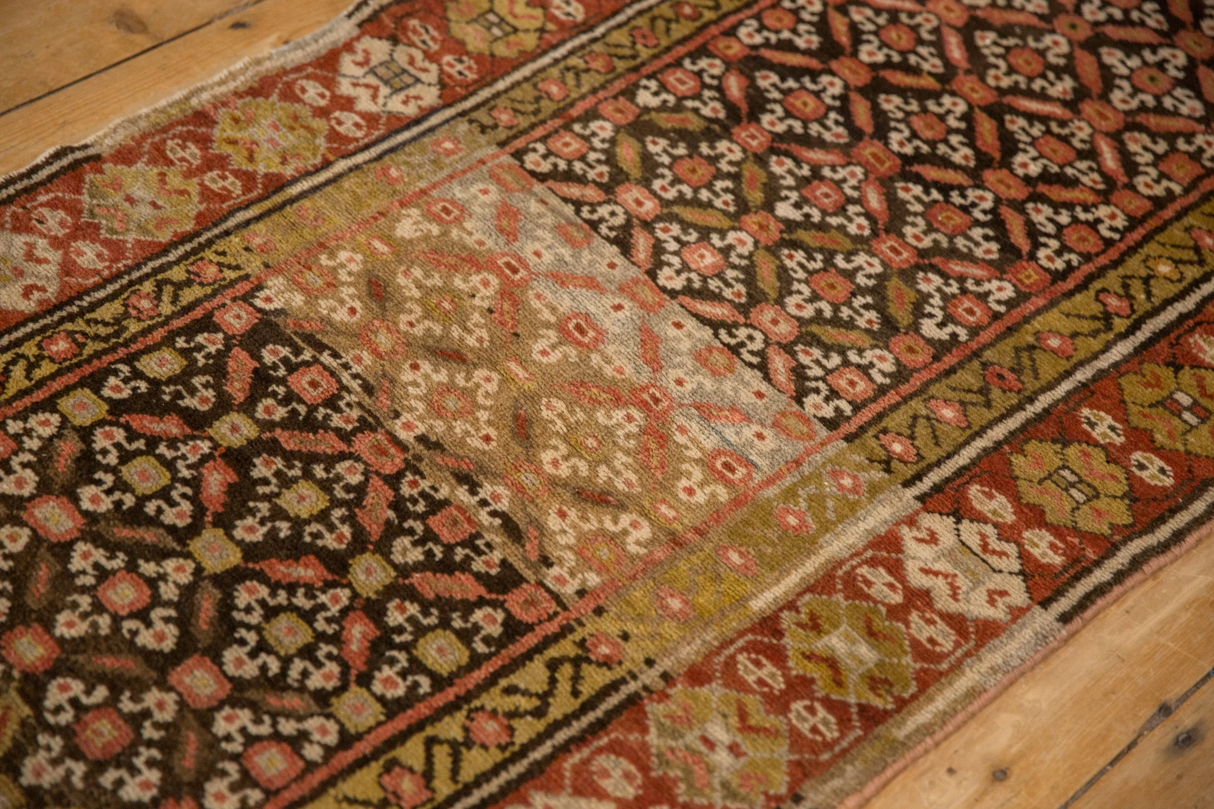 3x12.5 Vintage Kurdish Rug Runner - Image 6