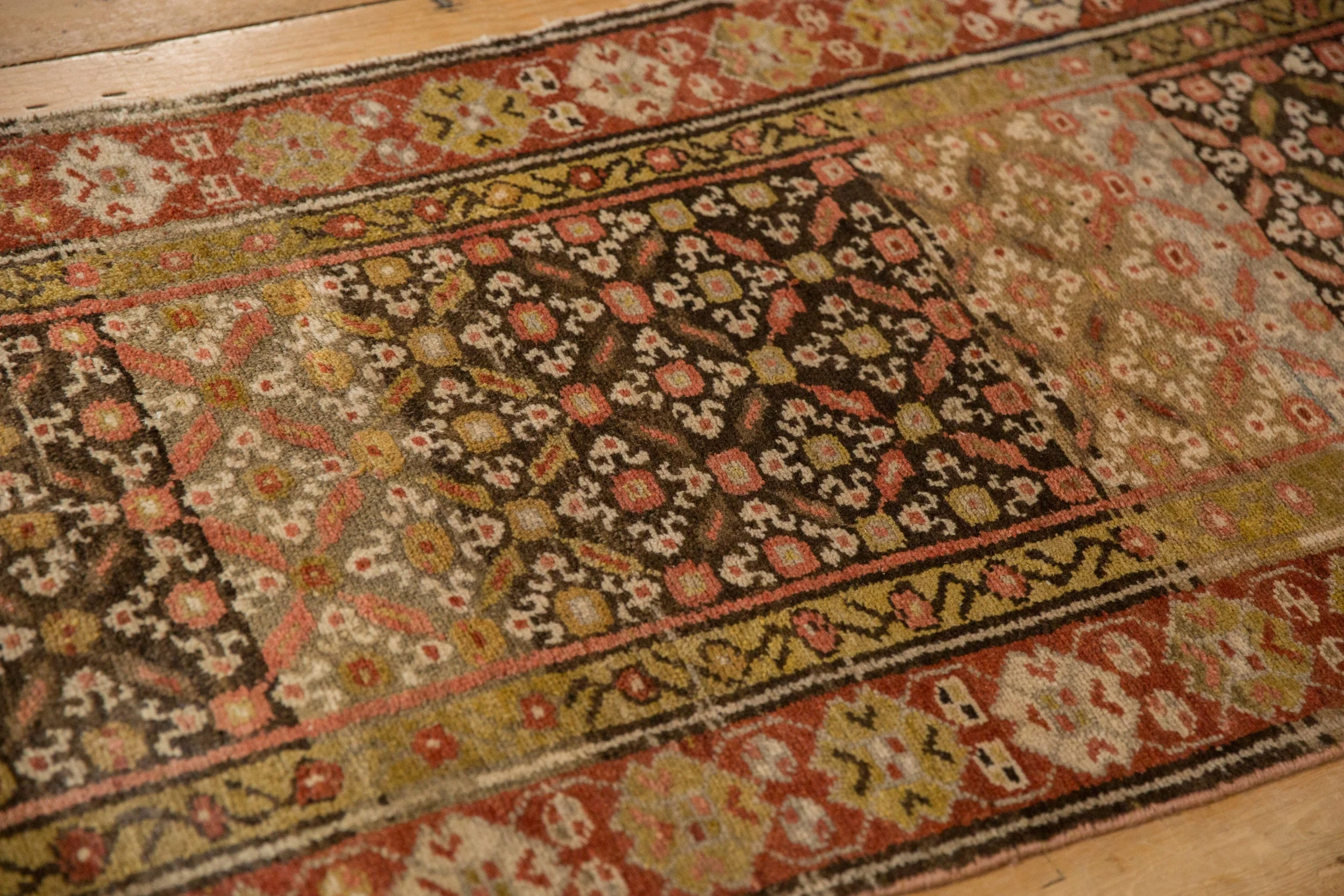 3x12.5 Vintage Kurdish Rug Runner - Image 7