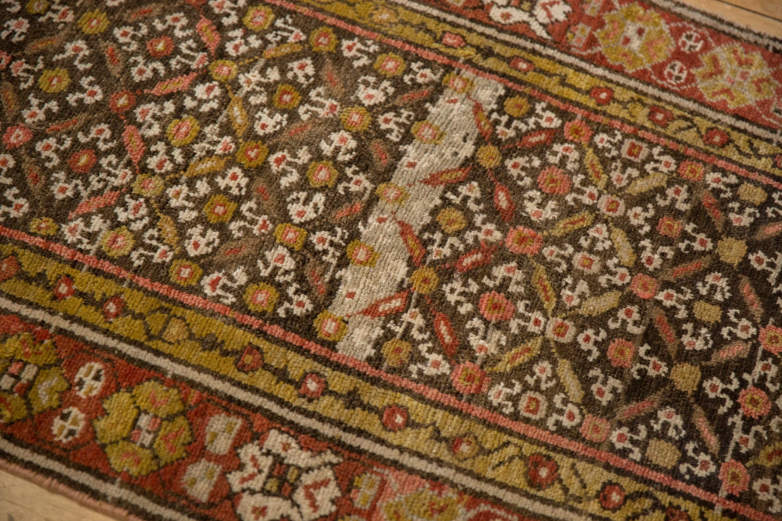 3x12.5 Vintage Kurdish Rug Runner - Image 8