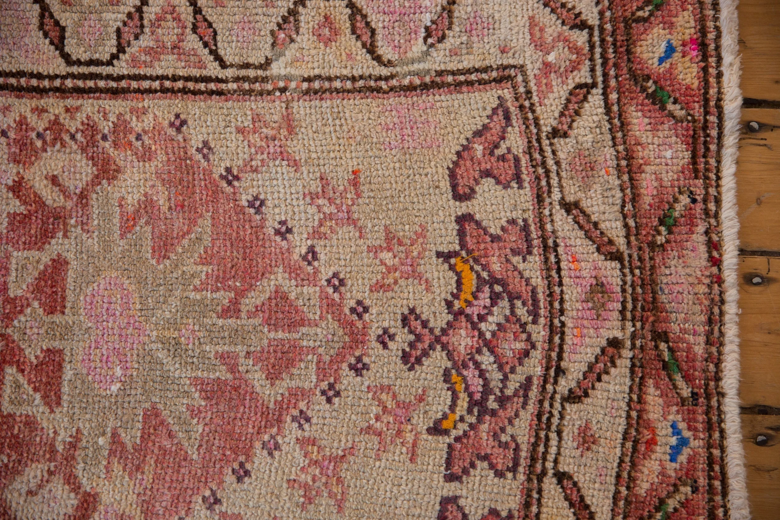 3x13.5 Vintage Distressed Kurd Rug Runner - Image 7
